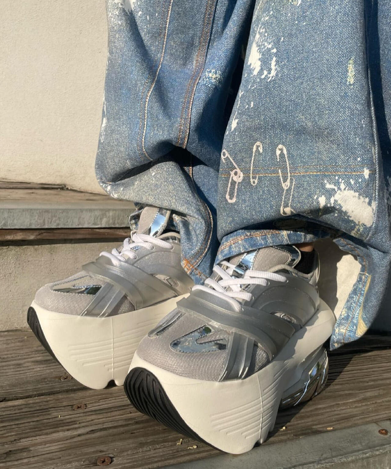 grounds/グラウンズ/JOG VISION CROSS CHROME SILVER | ROYAL FLASH