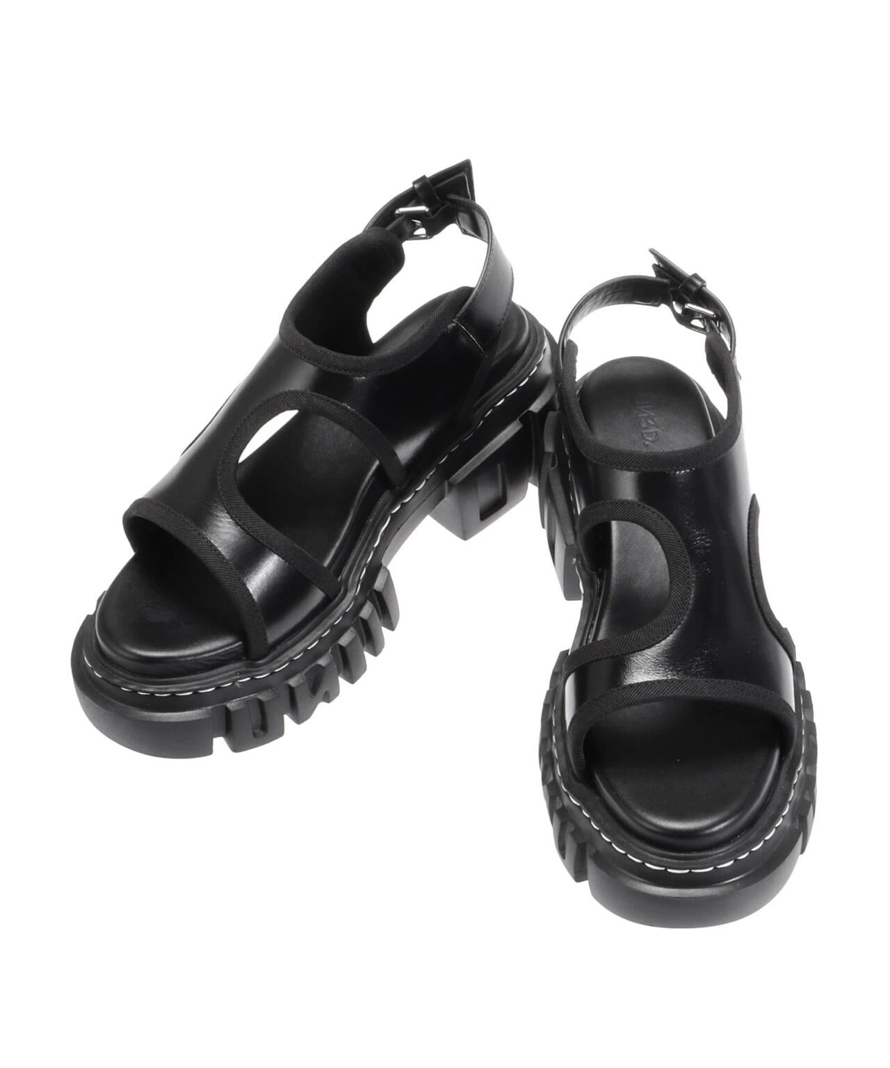 UN3D./アンスリード/HOLE CUTTING LEATHER SANDAL | ROYAL FLASH