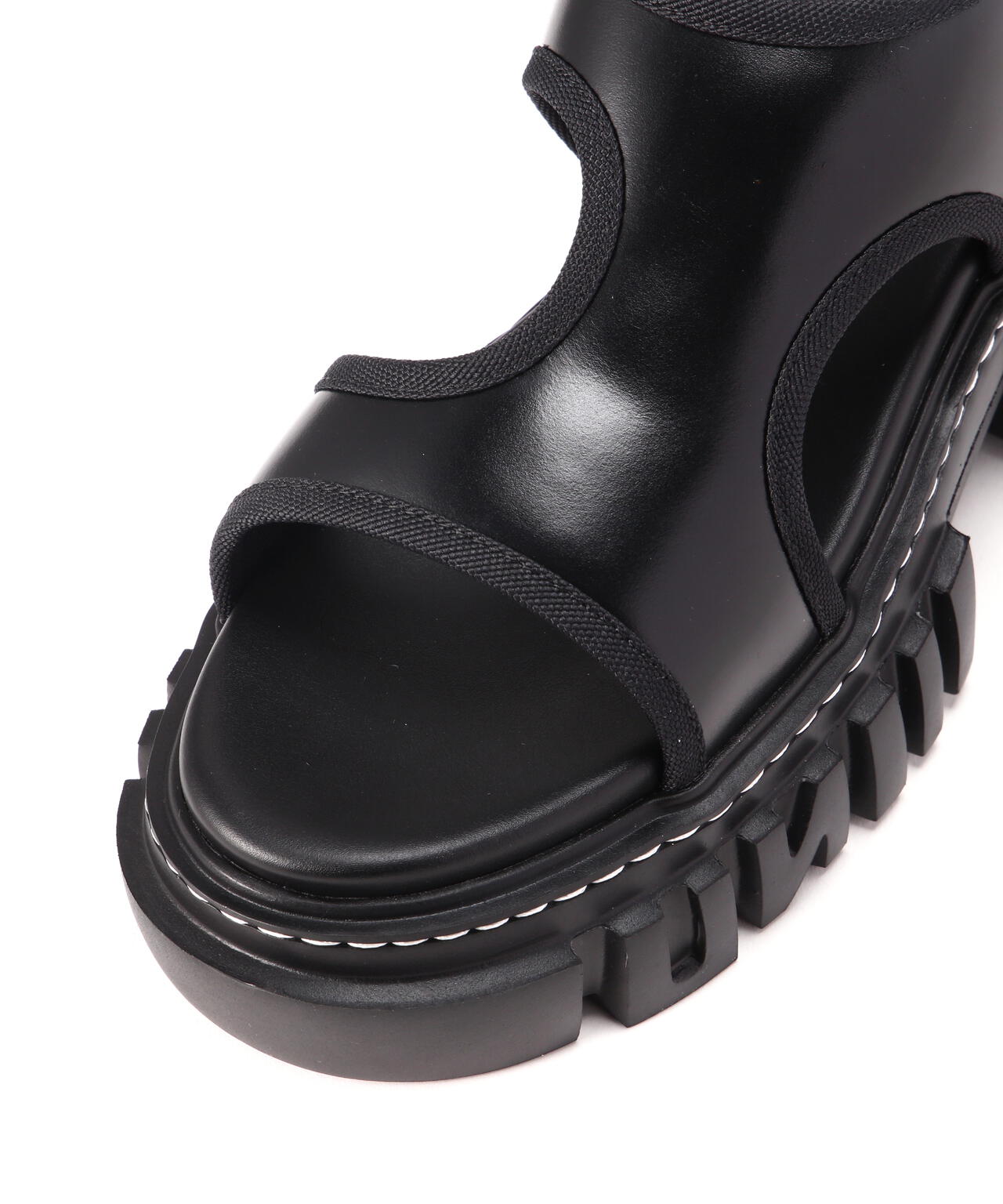 UN3D./アンスリード/HOLE CUTTING LEATHER SANDAL | ROYAL FLASH