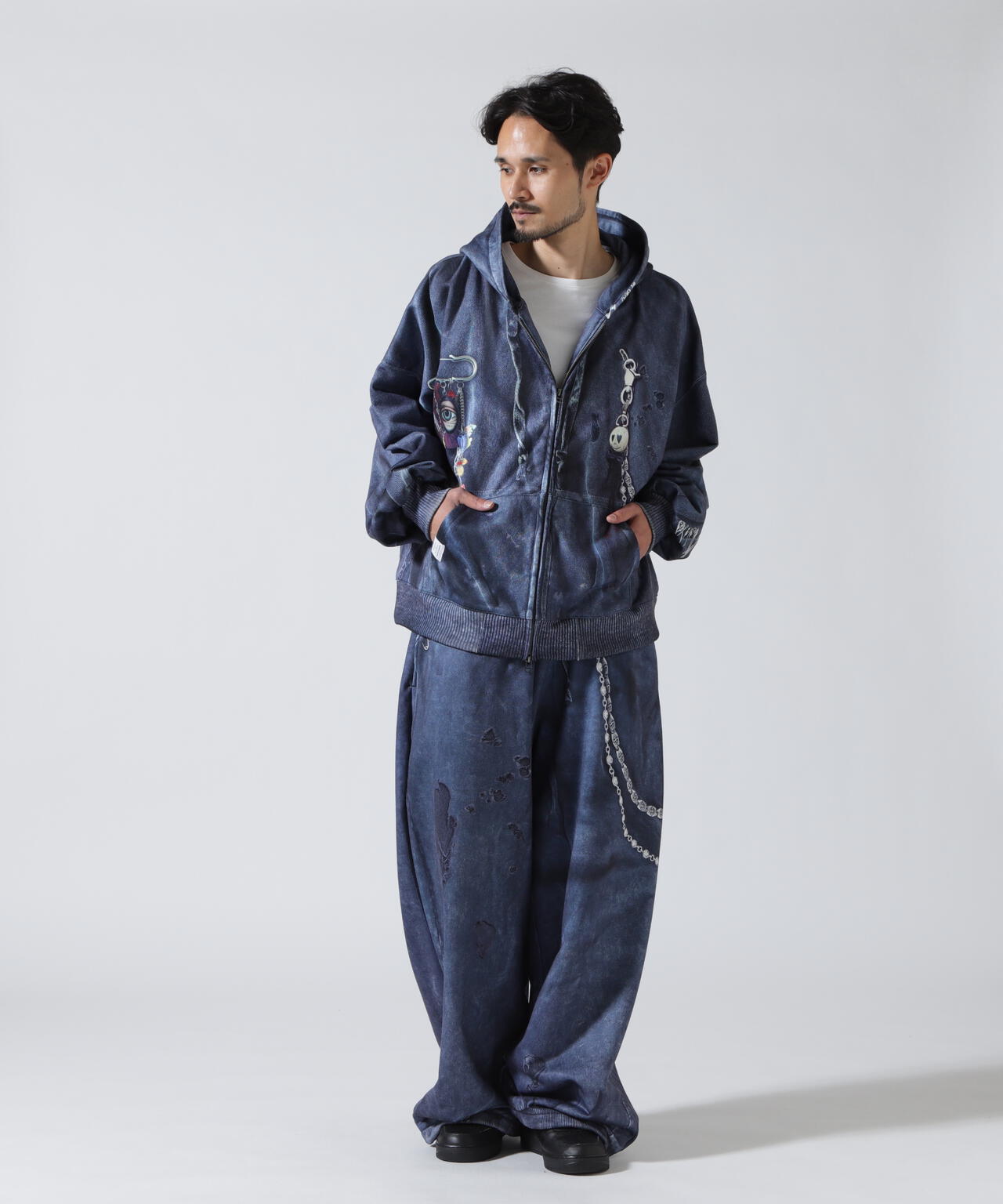 TALKING ABOUT THE ABSTRACTION/EX SWEAT ACC WIDE PT | ROYAL FLASH