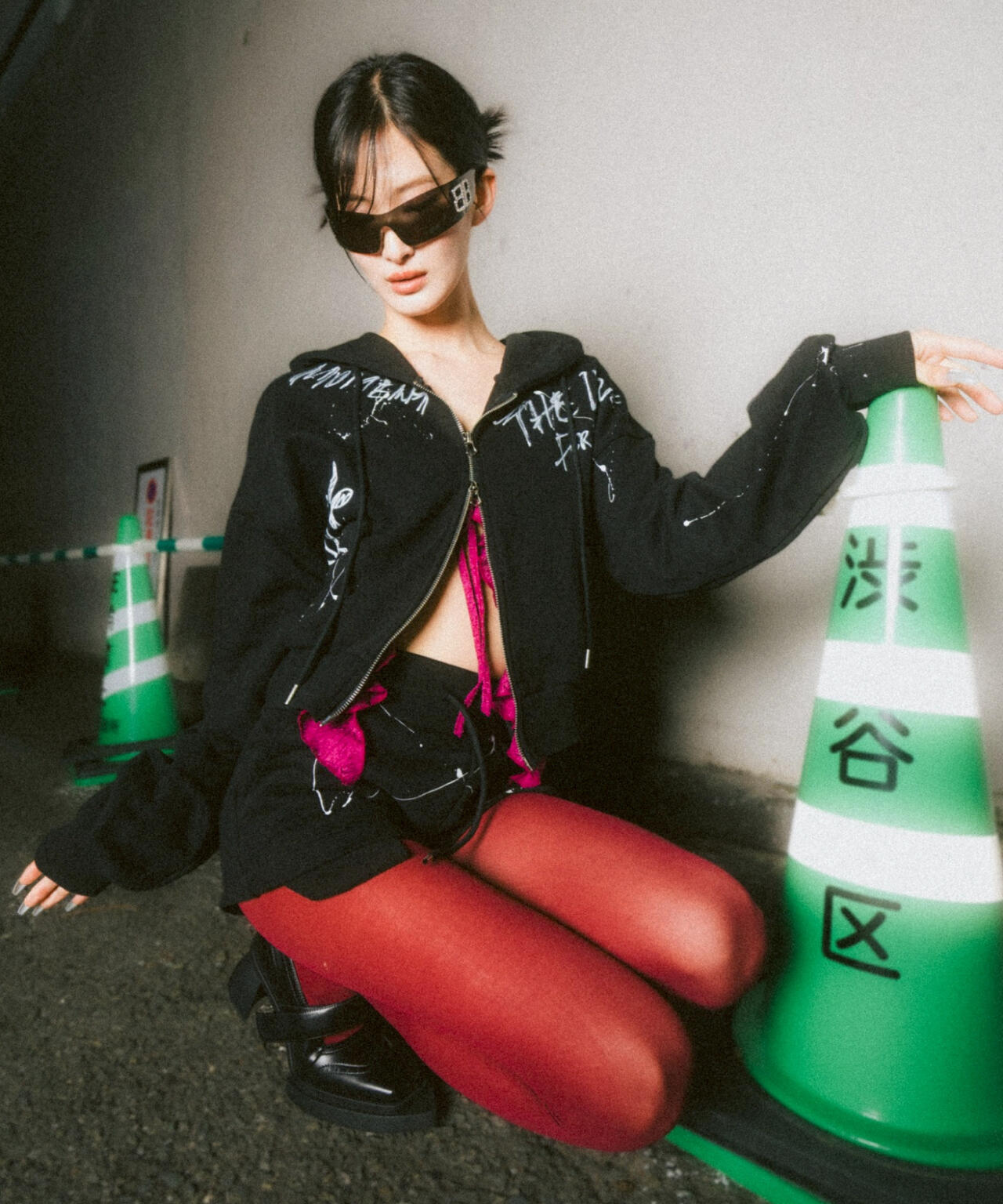 MITSUKI/ミツキ/ペイントショートパンツ