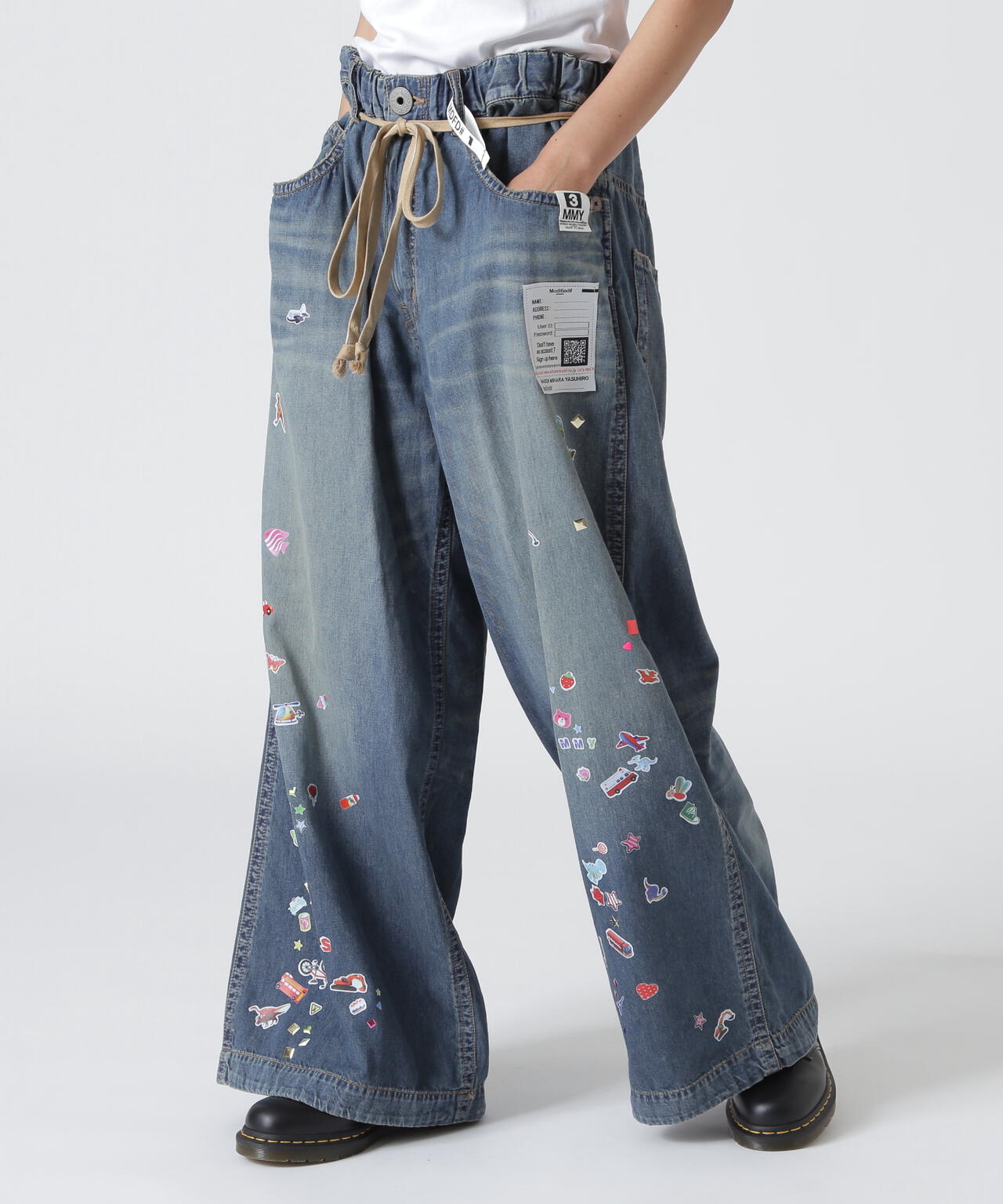 Maison MIHARAYASUHIRO/メゾン ミハラヤスヒロ/DENIM HUGE DETAIL PTS KIDS