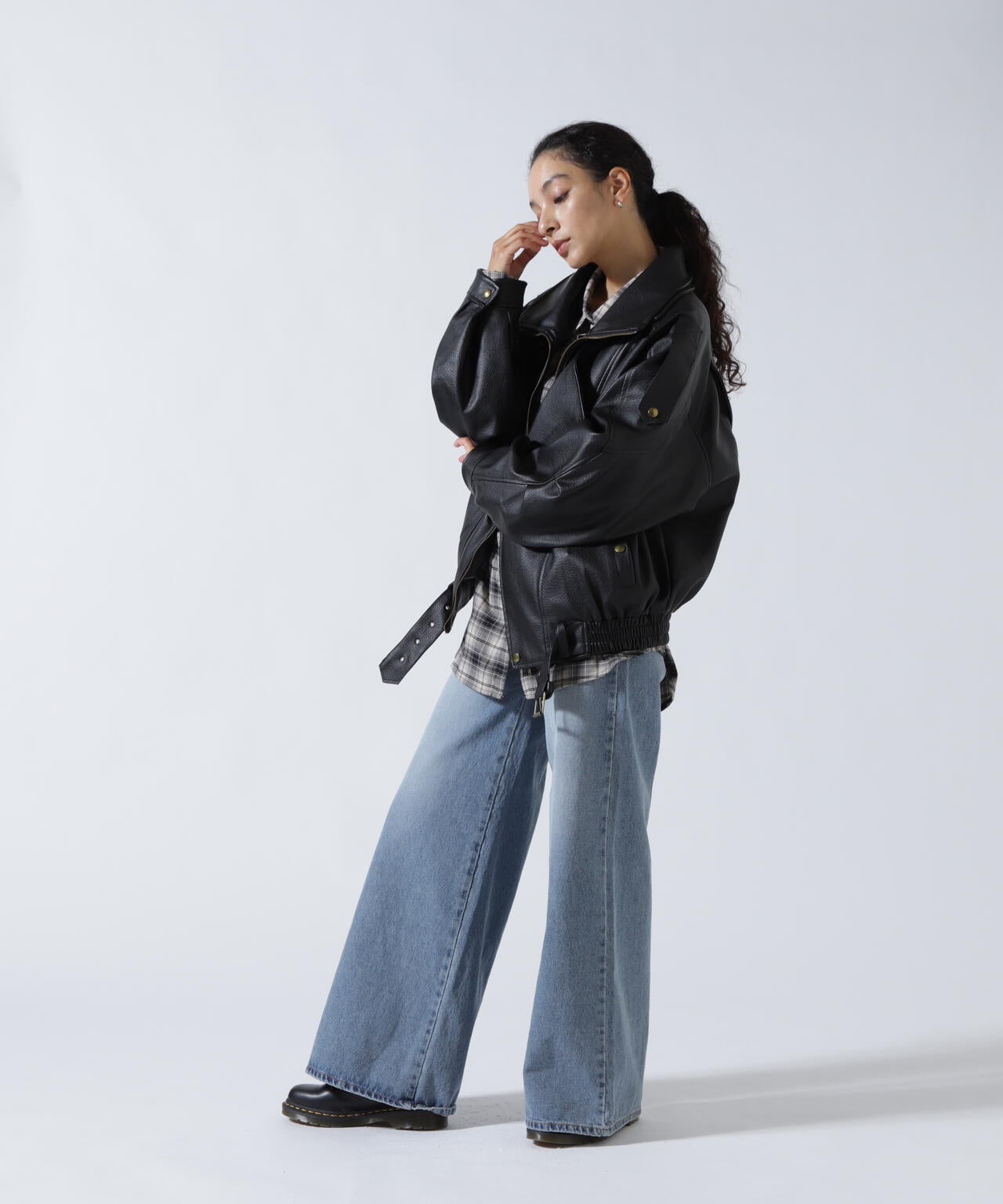 MITSUKI/ミツキ/Wウエストデニムパンツ | ROYAL FLASH（ロイヤル