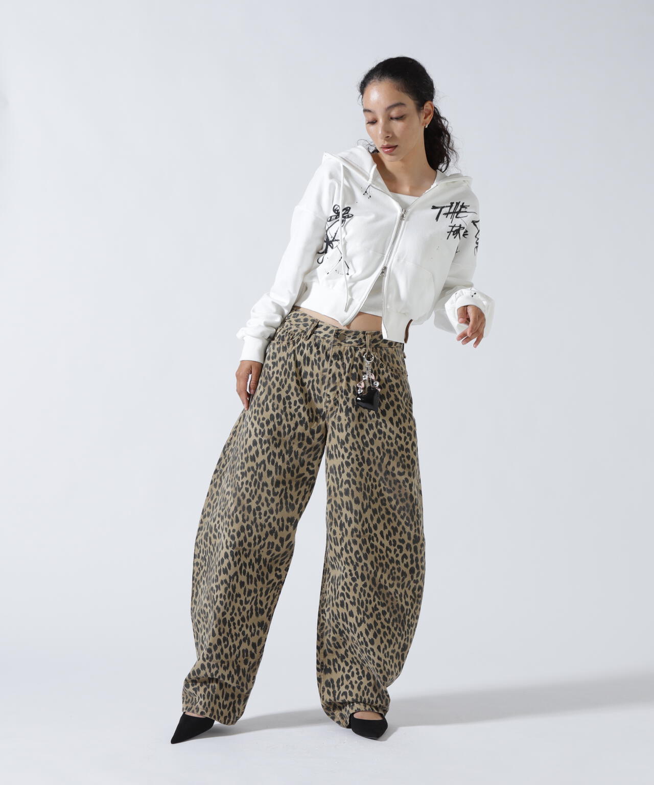 MITSUKI/ミツキ/レオパードワイドパンツ