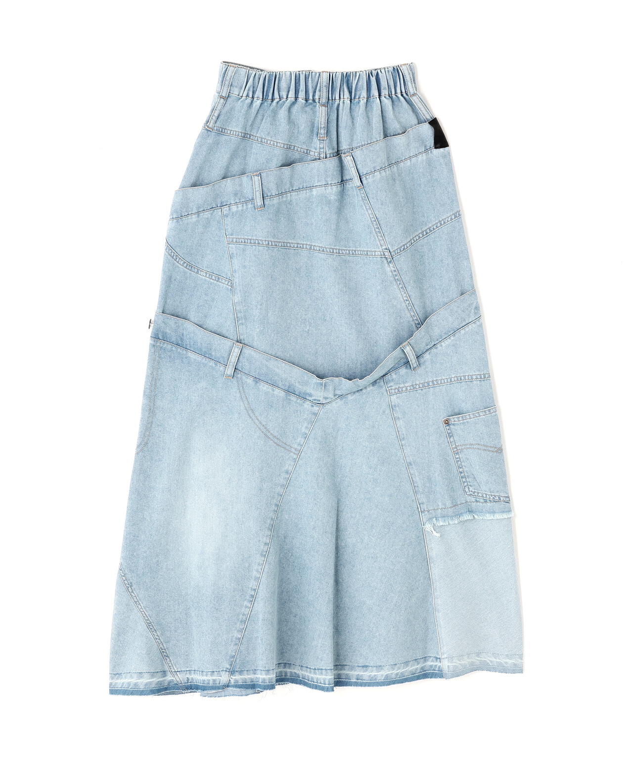 AULA AILA/アウラアイラ/別注デニムリメイクスカート