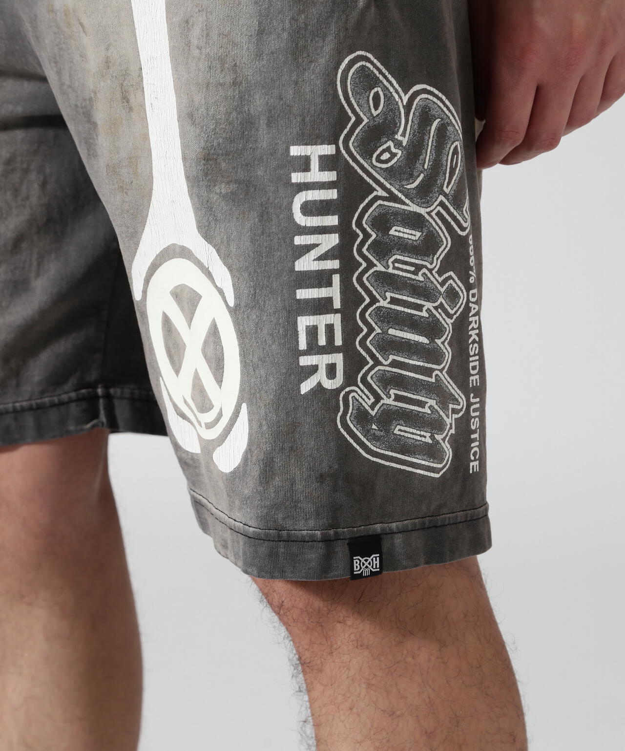 SAINT MICHAEL/セントマイケル/BH_CUT SEW SHORTS/BONE/CHARCOAL