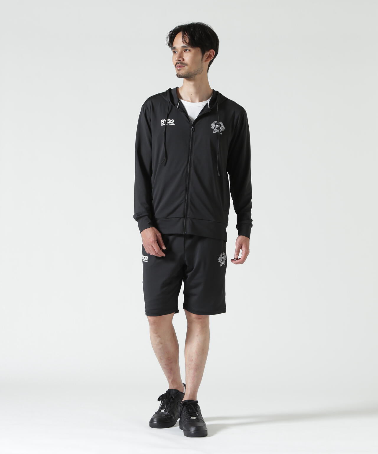 SY32 by SWEET YEARS /RASH GUARD SHORT PT | ROYAL FLASH（ロイヤル