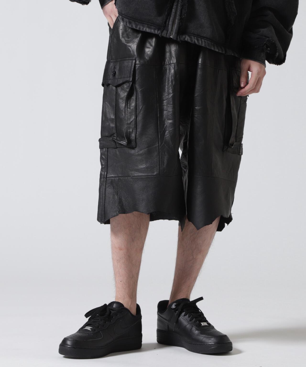 FR(13)NDS/フレンズ/REPRO-LEATHER CARGO SHORTS | ROYAL FLASH