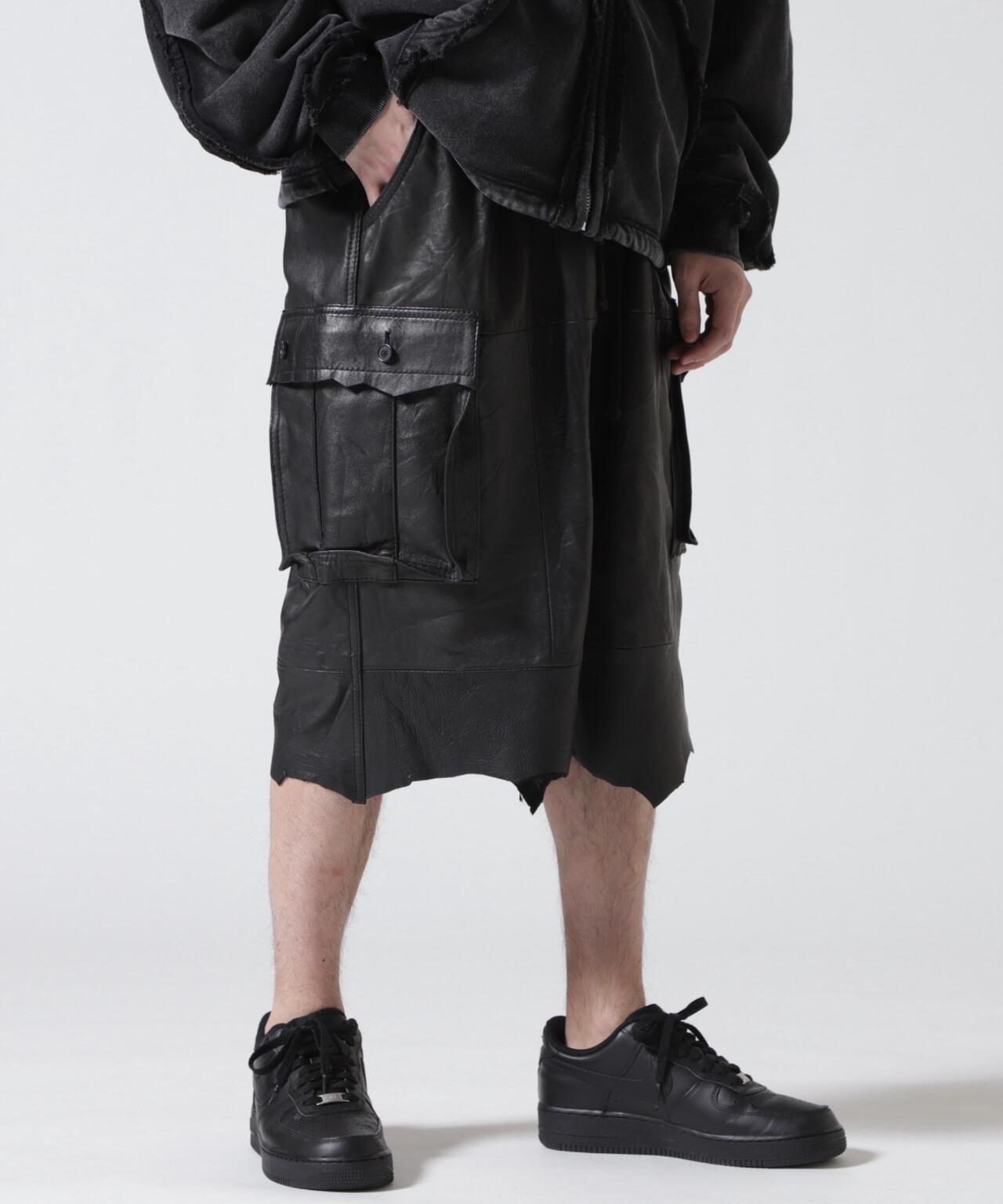 FR(13)NDS/フレンズ/REPRO-LEATHER CARGO SHORTS | ROYAL FLASH
