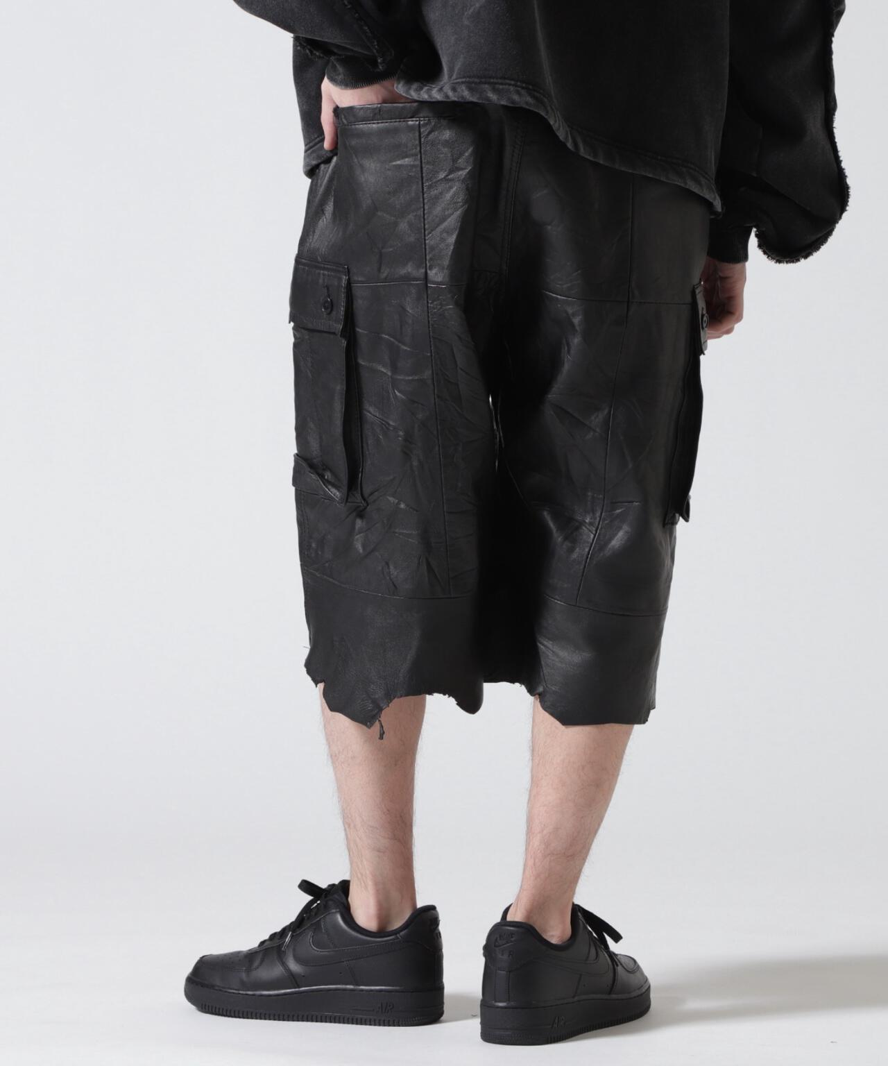 FR(13)NDS/フレンズ/REPRO-LEATHER CARGO SHORTS | ROYAL FLASH