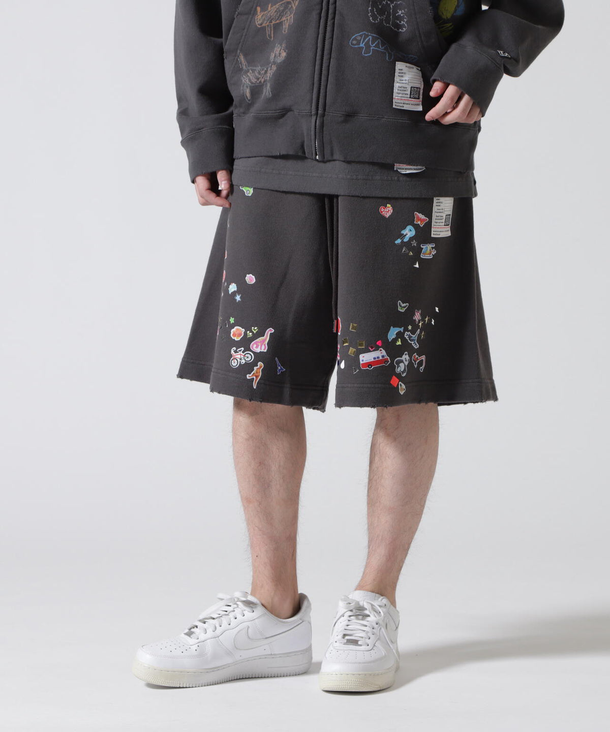 Maison MIHARAYASUHIRO/メゾン ミハラヤスヒロ/KIDS STICKER SHORTS 