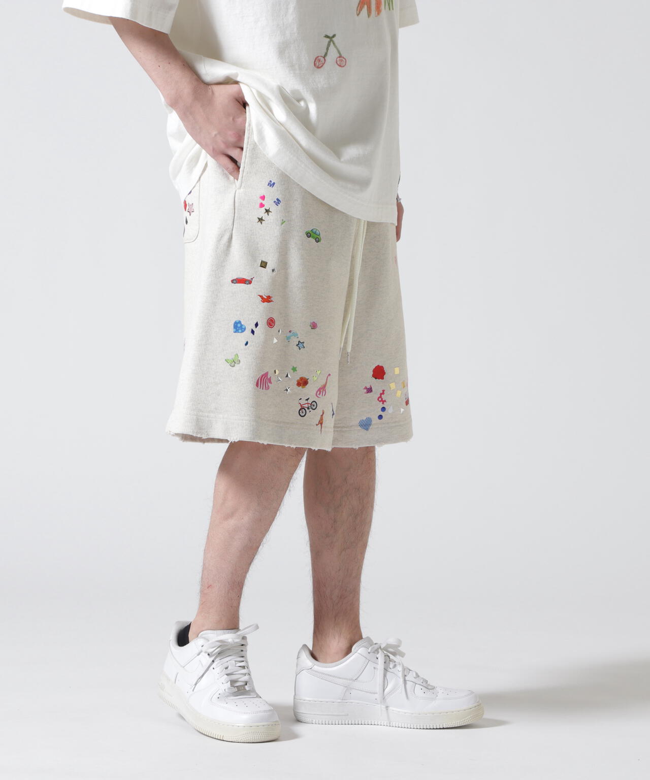 Maison MIHARAYASUHIRO/メゾン ミハラヤスヒロ/KIDS STICKER SHORTS