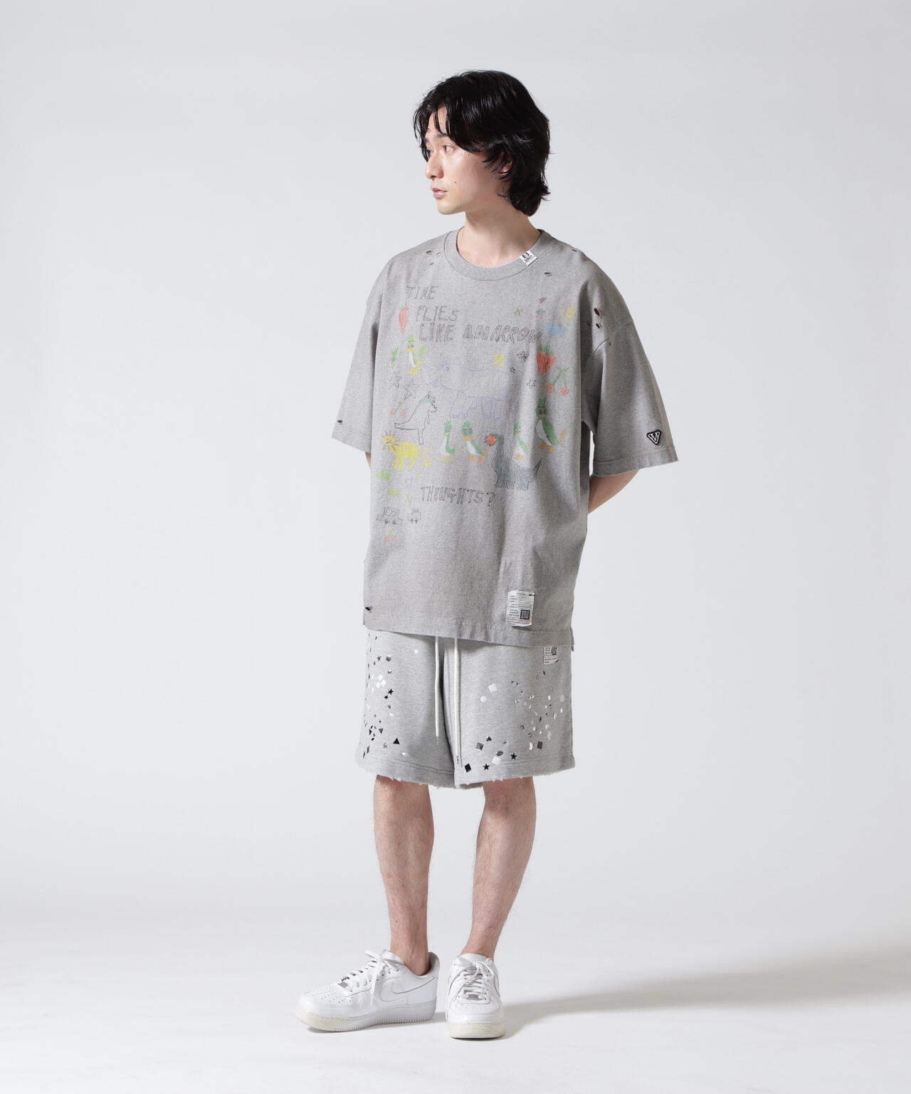Maison MIHARAYASUHIRO/メゾン ミハラヤスヒロ/EMBELLISHED SHORTS