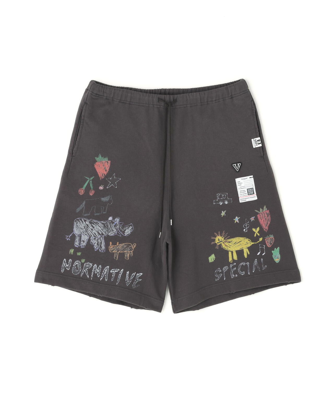 Maison MIHARA YASUHIRO / ショートパンツ / メゾン Maison MIHARAYASUHIRO/メゾン ミハラヤスヒロ/KIDS DOODLE SHORTS