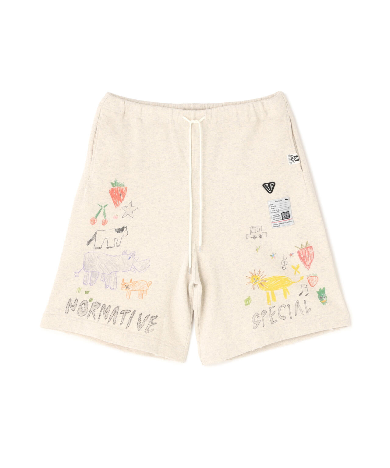 Maison MIHARAYASUHIRO/メゾン ミハラヤスヒロ/KIDS DOODLE SHORTS