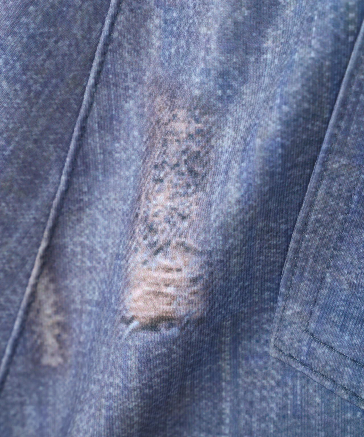 muta MARINE/ムータ マリン/別注DENIMプリントラッシュショーツ