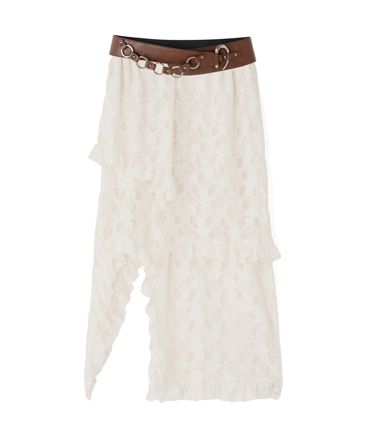 MITSUKI/ミツキ/ベルト付きレーススカート