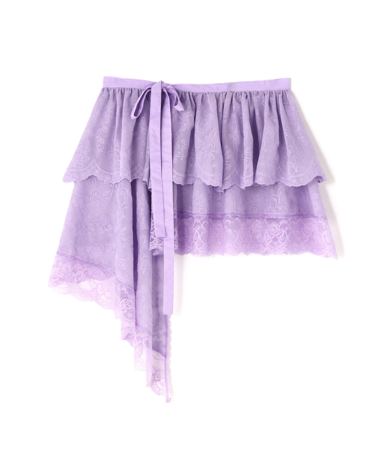 ANNA SUI NYC/アナ スイ エヌワイシー/アシメレーススカート | ROYAL