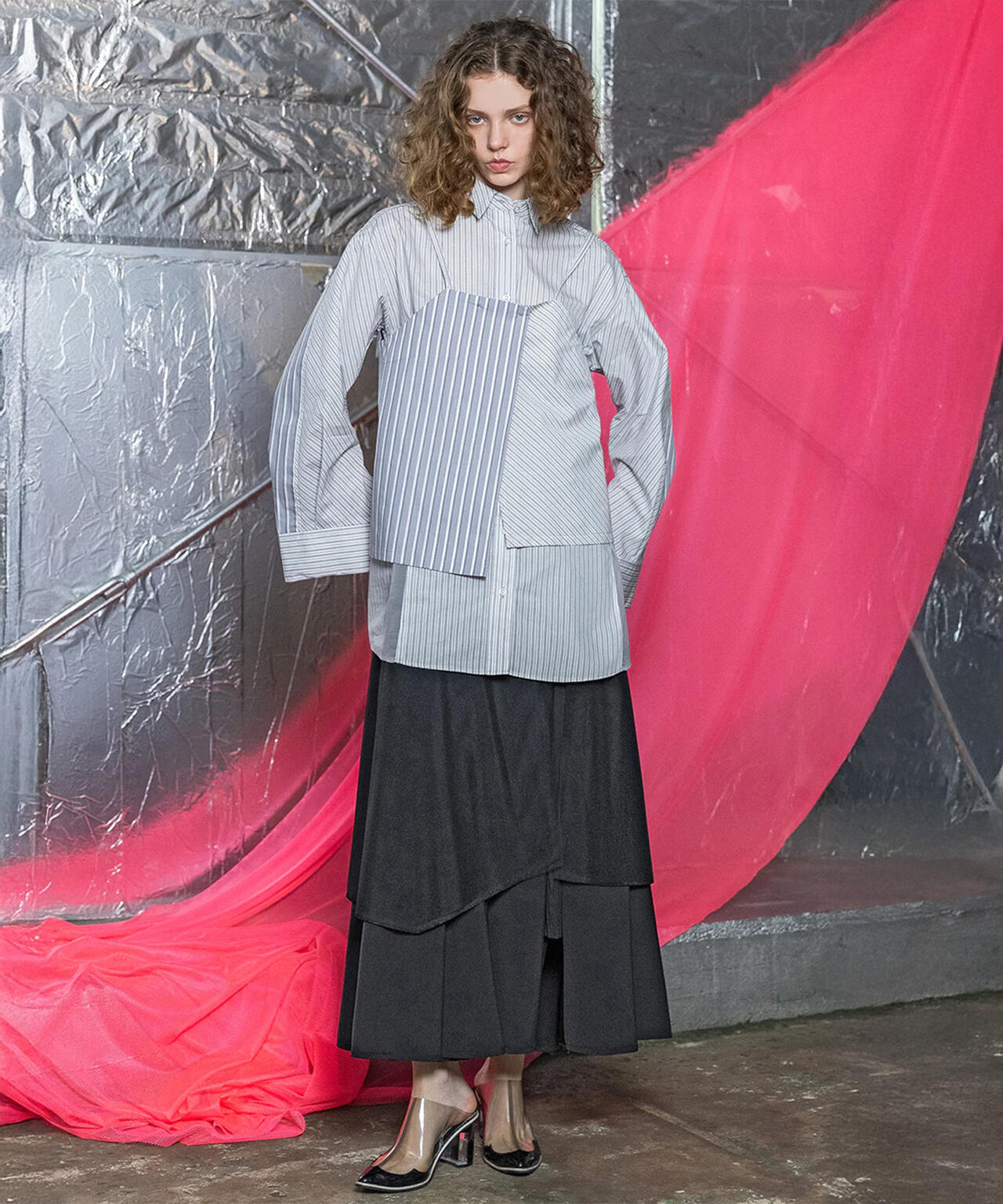 AULA AILA/アウラアイラ/LAYERED TULLE SET SKIRT | ROYAL FLASH