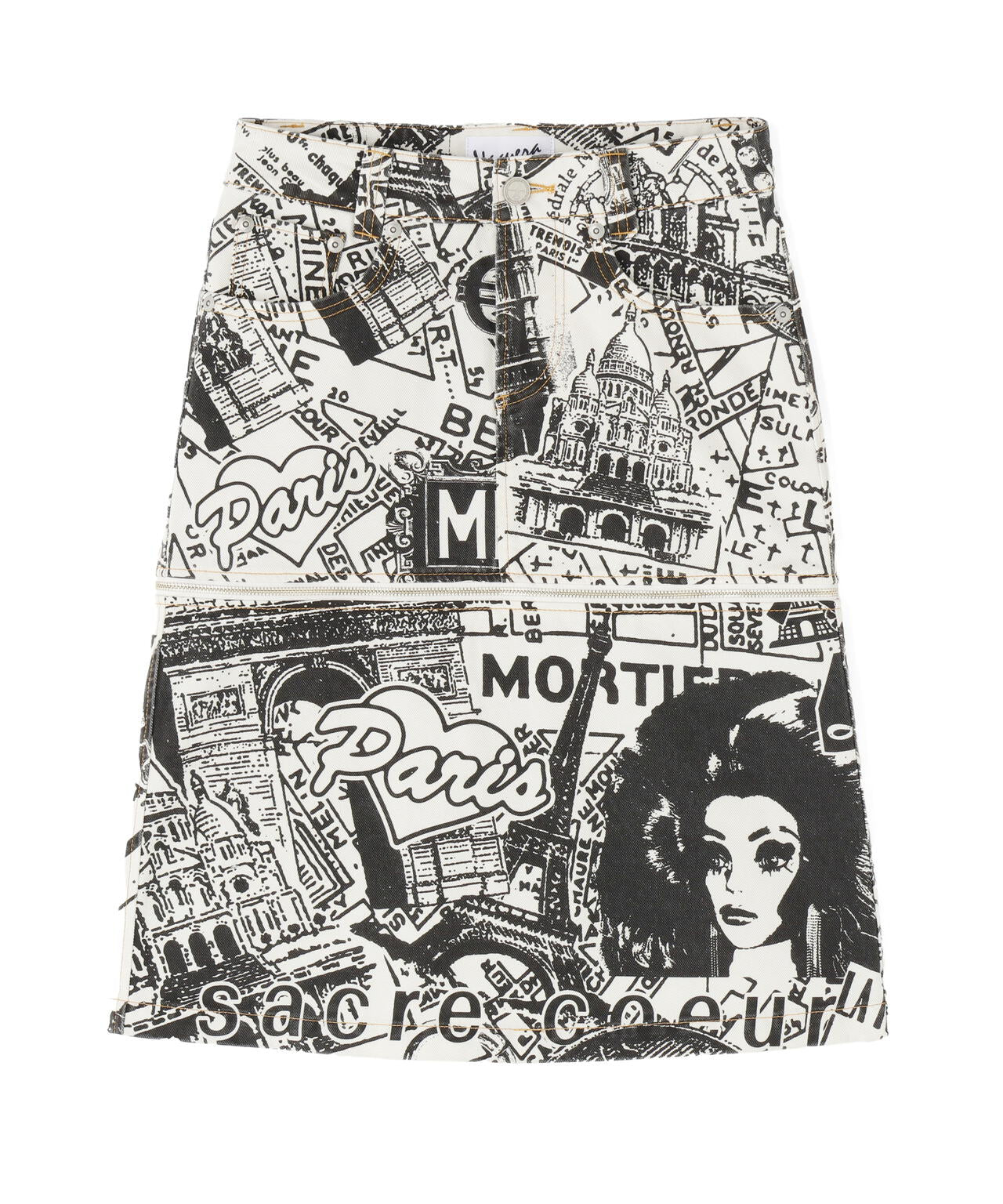 VAQUERA×MOUSSY/ヴァケラ×マウジー/VQ PARIS SYNDROME SKIRT