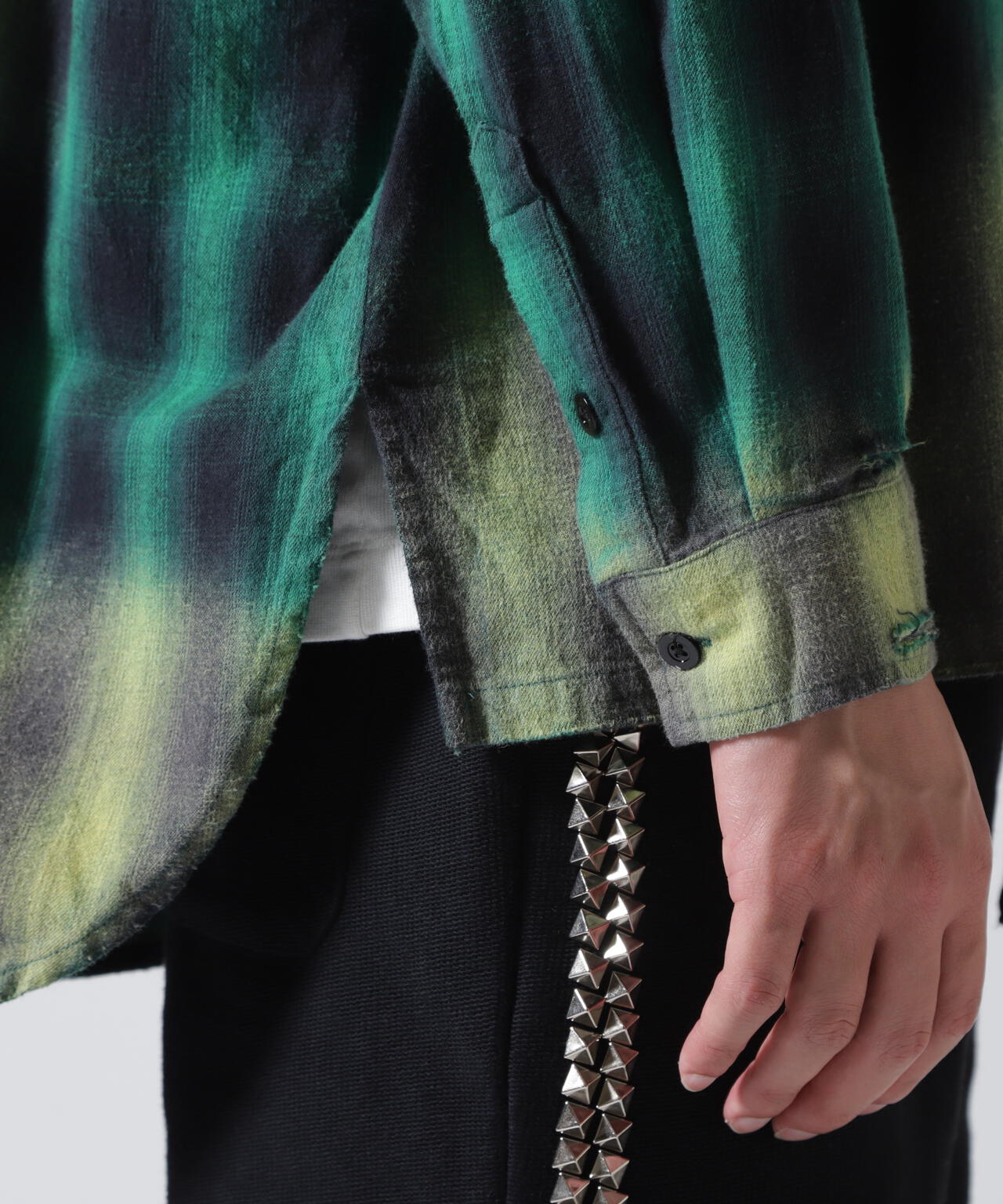 Valabasas /バラバサス/GREEN CHECH SHIRT