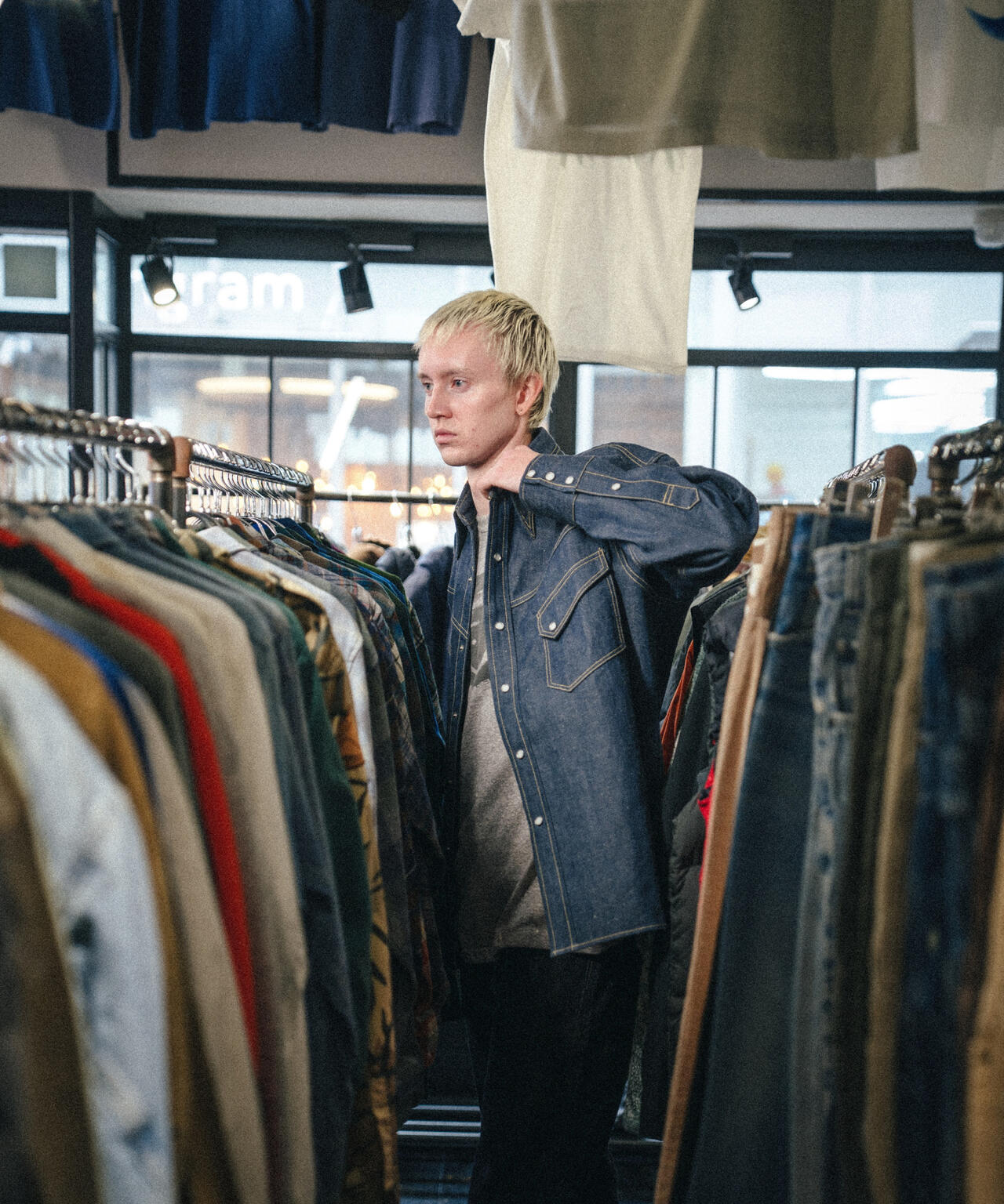 SAINT MICHAEL/セントマイケル/ BBJ_DENIM SHIRT | ROYAL FLASH