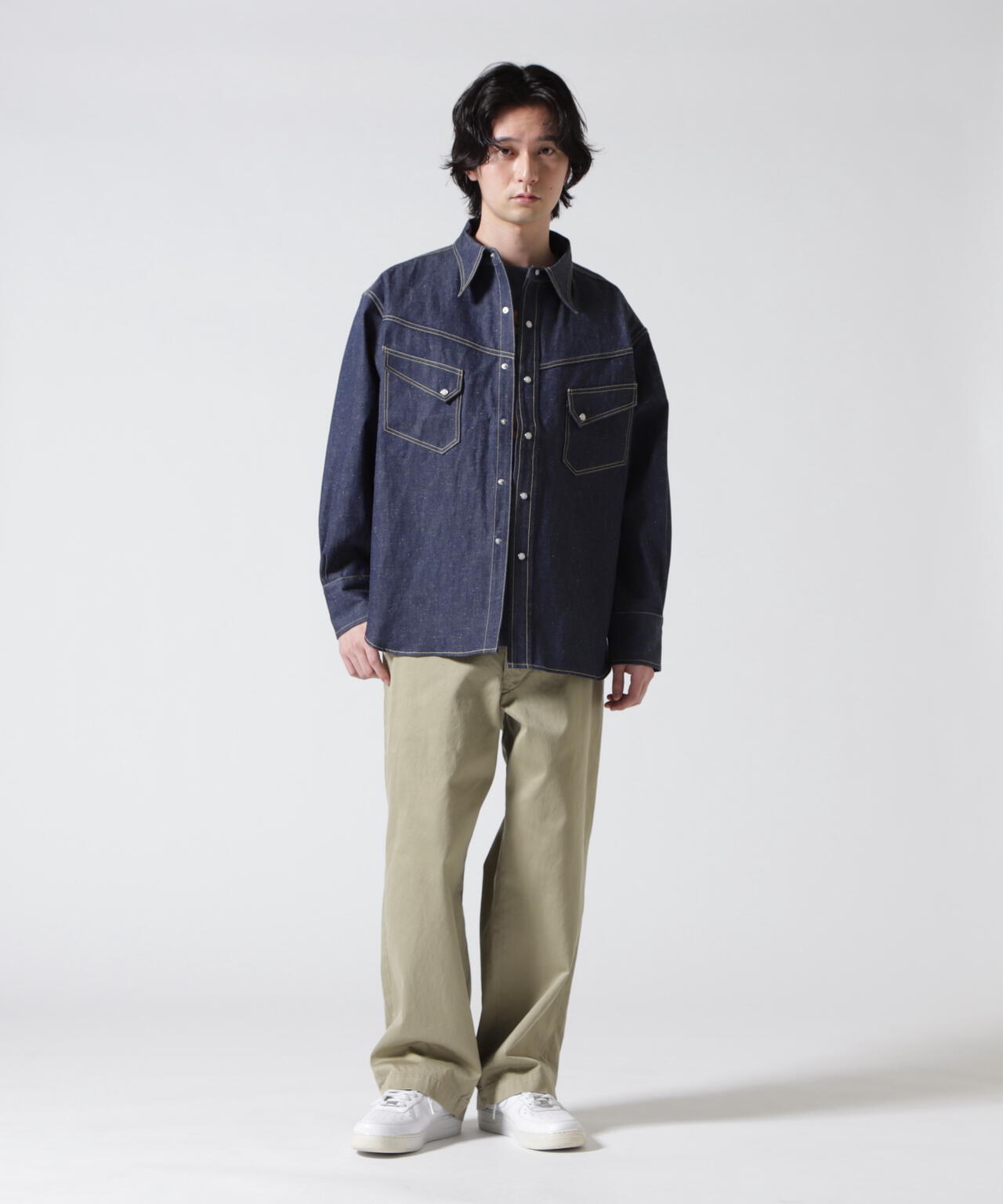SAINT MICHAEL/セントマイケル/ BBJ_DENIM SHIRT | ROYAL FLASH