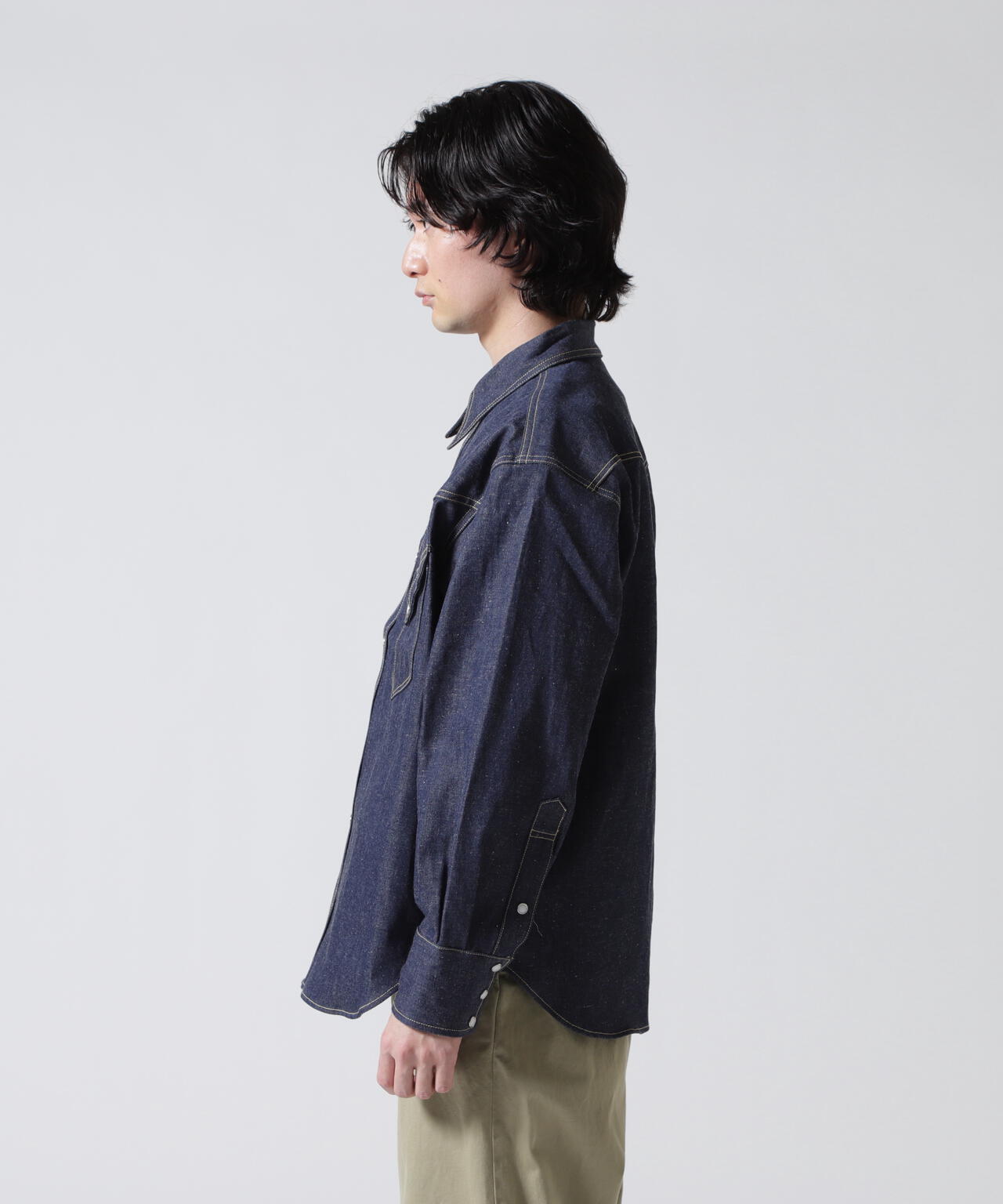 SAINT MICHAEL/セントマイケル/ BBJ_DENIM SHIRT | ROYAL FLASH