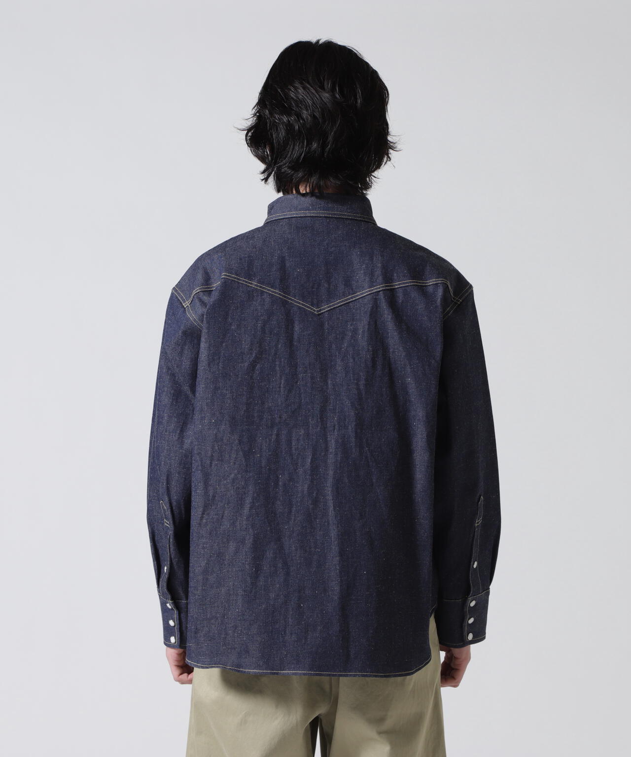 SAINT MICHAEL/セントマイケル/ BBJ_DENIM SHIRT | ROYAL FLASH