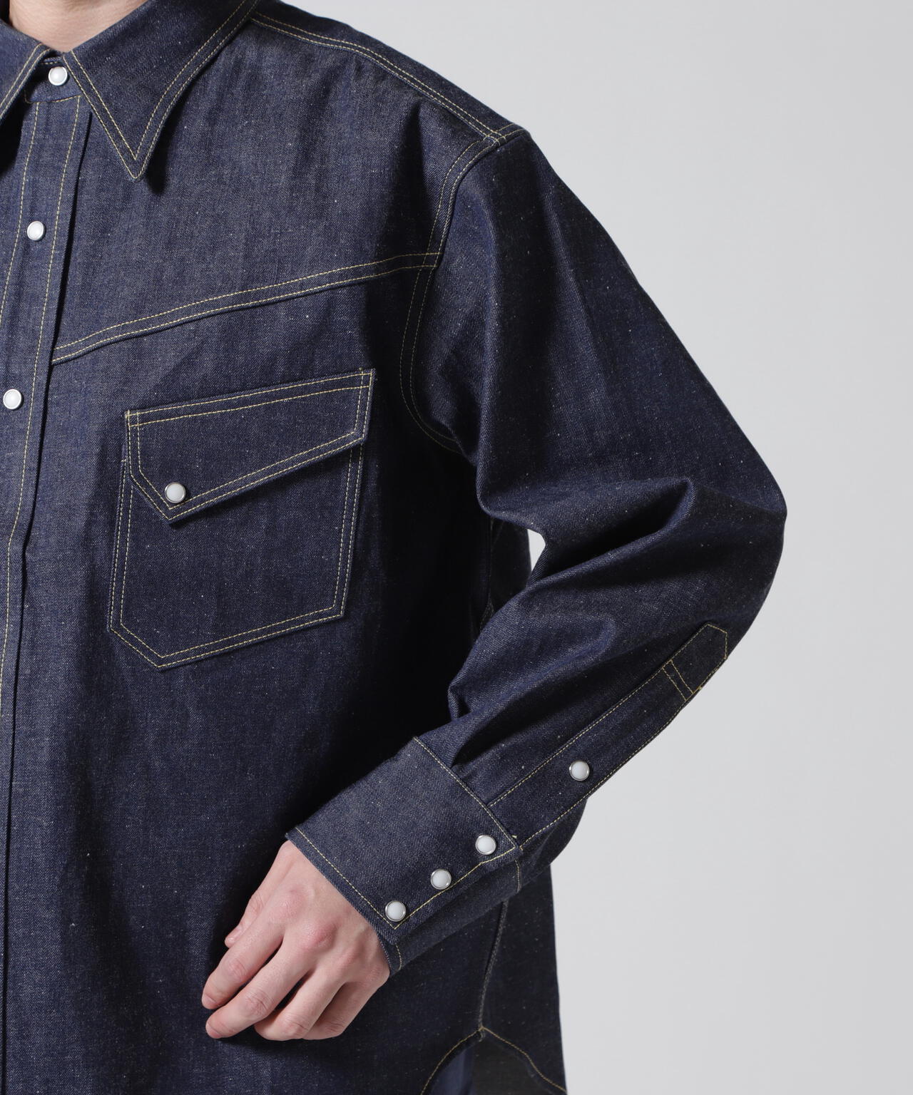 SAINT MICHAEL/セントマイケル/ BBJ_DENIM SHIRT | ROYAL FLASH