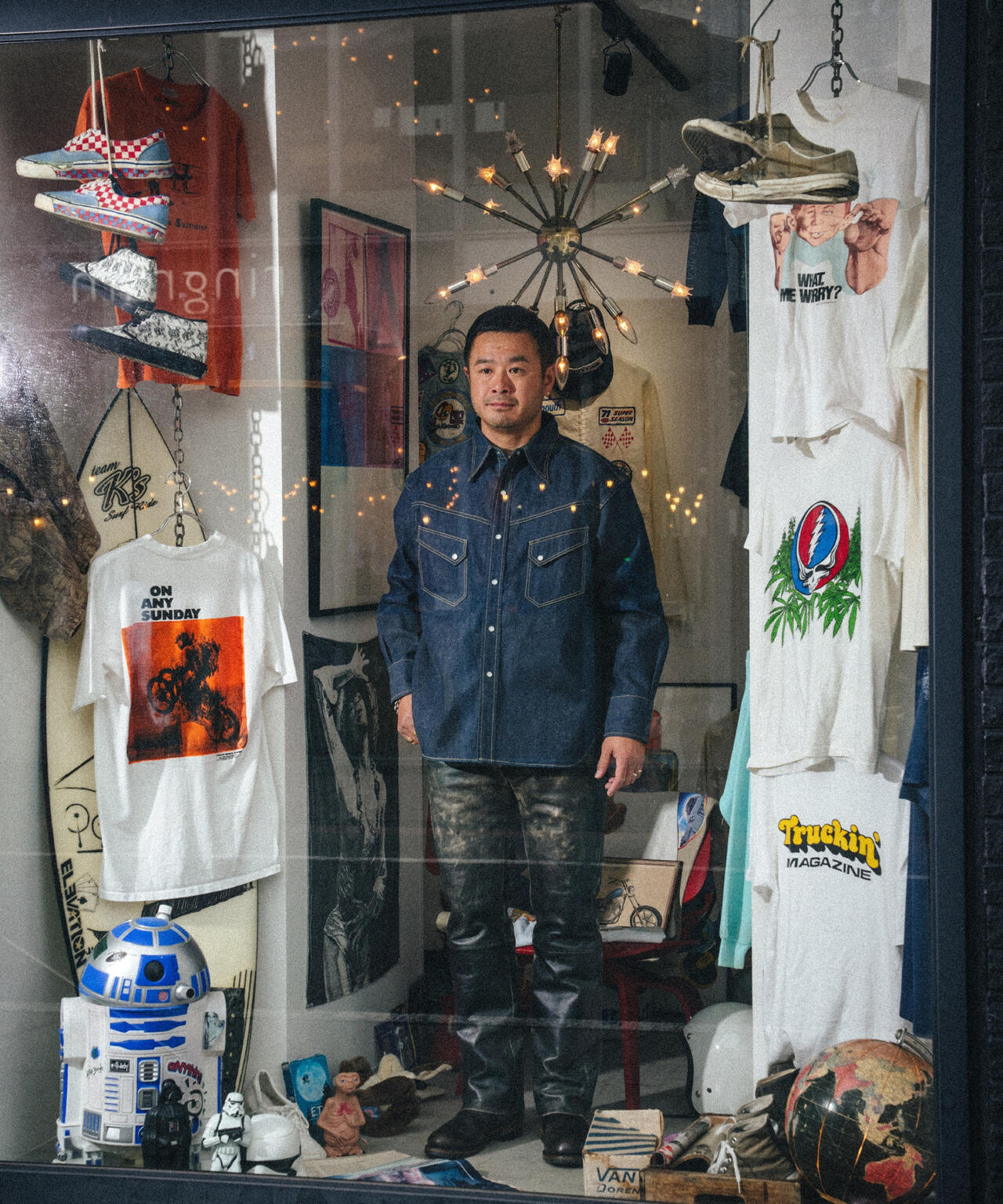 SAINT MICHAEL/セントマイケル/ BBJ_DENIM SHIRT | ROYAL FLASH