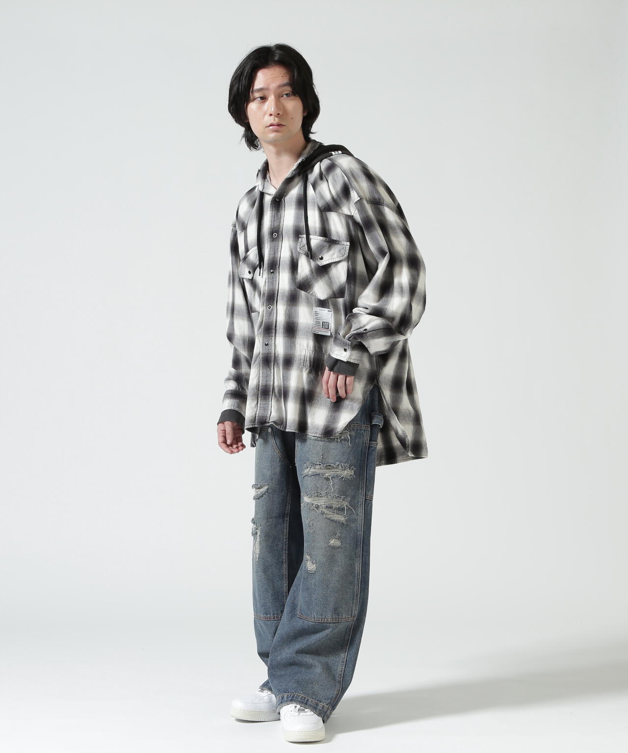 Maison MIHARAYASUHIRO/メゾン ミハラヤスヒロ/SWEAT HOODIE L/S