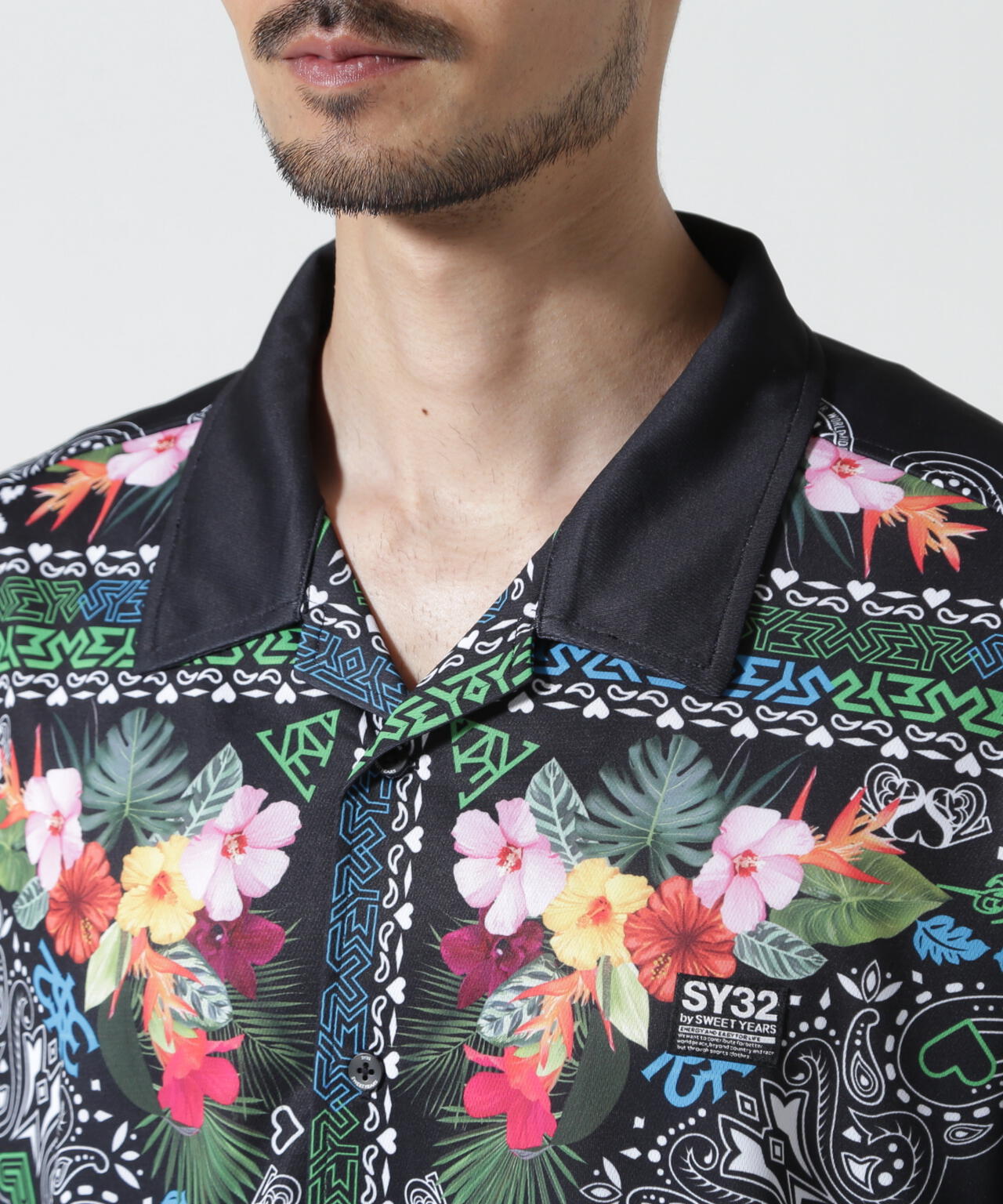 SY32 by SWEET YEARS/RESORT PAISLEY SHIRTS | ROYAL FLASH（ロイヤル