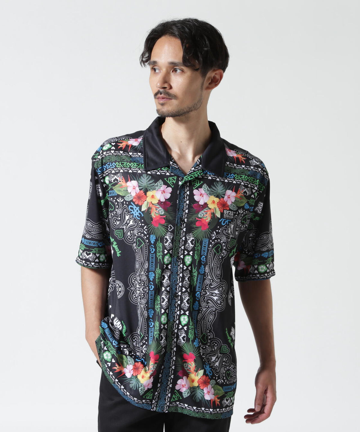 SY32 by SWEET YEARS/RESORT PAISLEY SHIRTS | ROYAL FLASH（ロイヤル 
