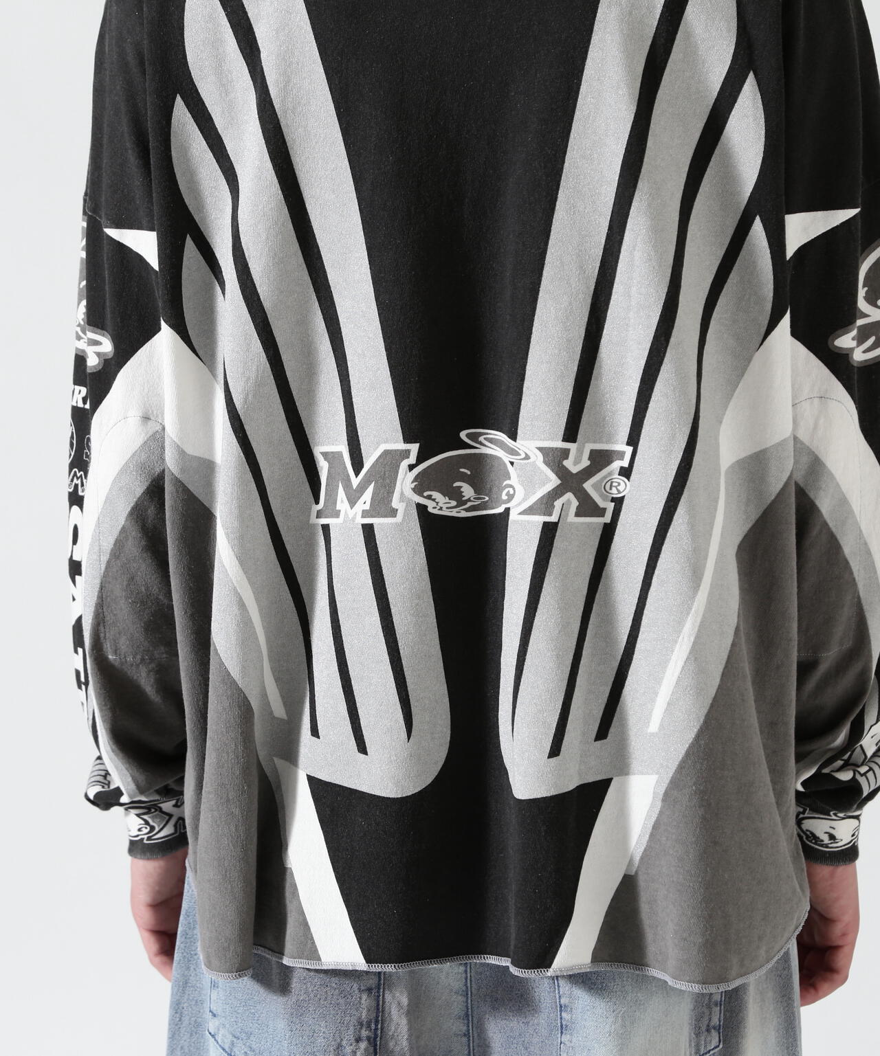 SAINT MICHAEL/セントマイケル/LS T-SHIRT/SAINT MX/BLACK | ROYAL