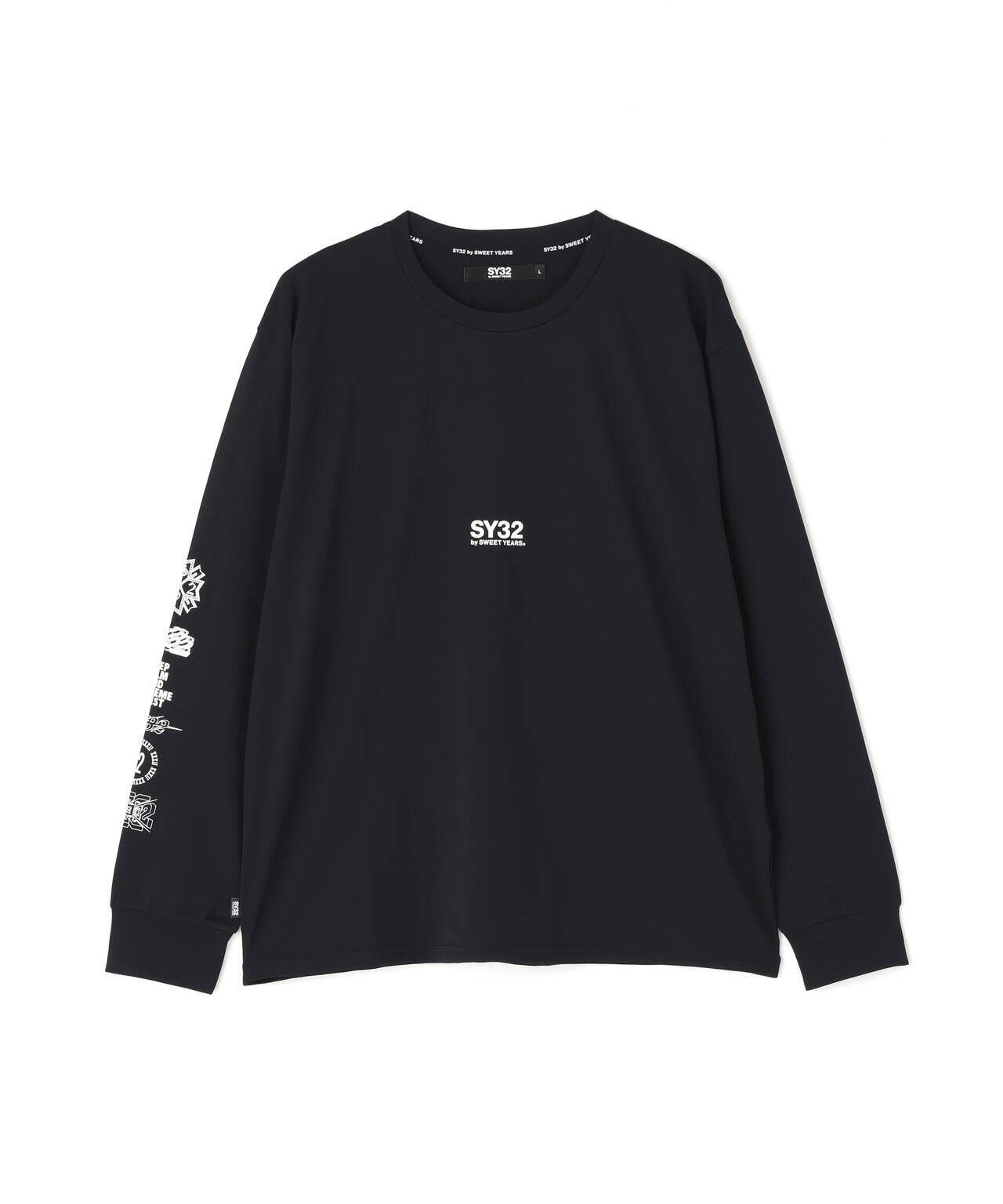 SY32 by SWEET YEARS /エスワイサーティトゥ バイ スィートイヤーズ/MULTI LOGO L/S TEE