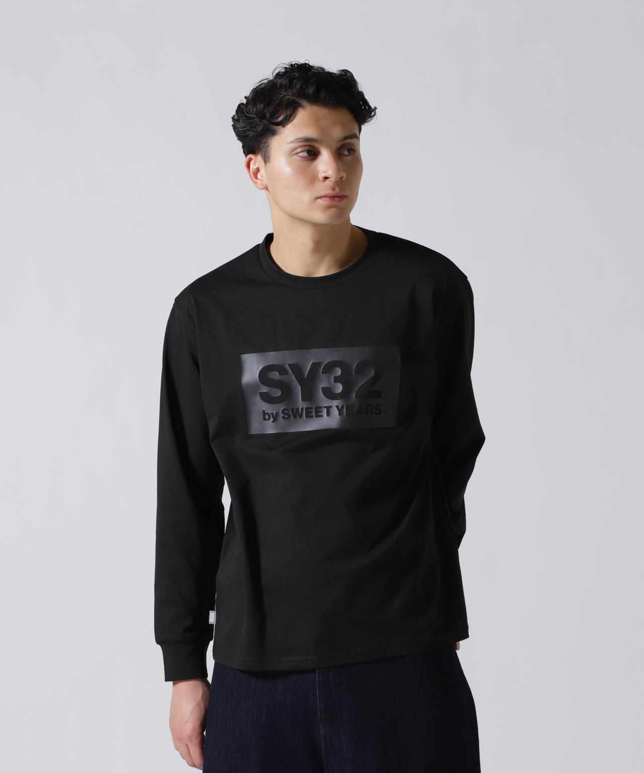 SY32 by SWEET YEARS/エスワイサーティトゥ バイ スィートイヤーズ/BOX LOGO L/S TEE