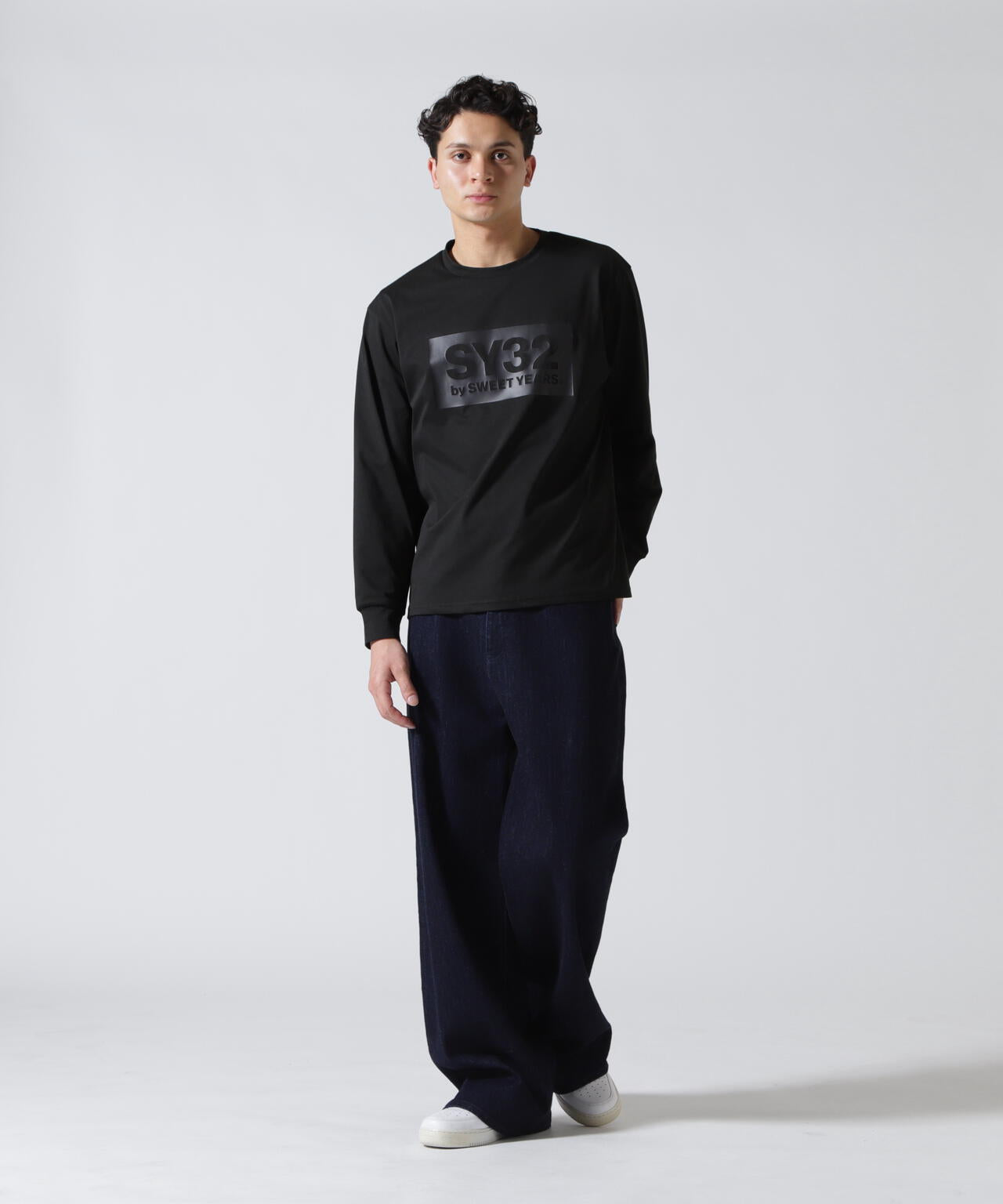 SY32 by SWEET YEARS/エスワイサーティトゥ バイ スィートイヤーズ/BOX LOGO L/S TEE