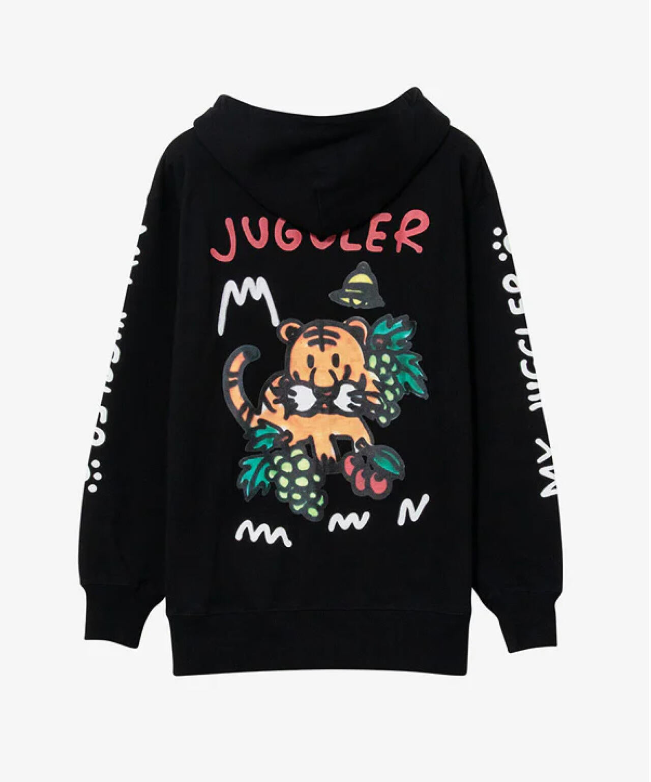 guernika×JUGGLER/TORAPPI Zip Hoodie/Black