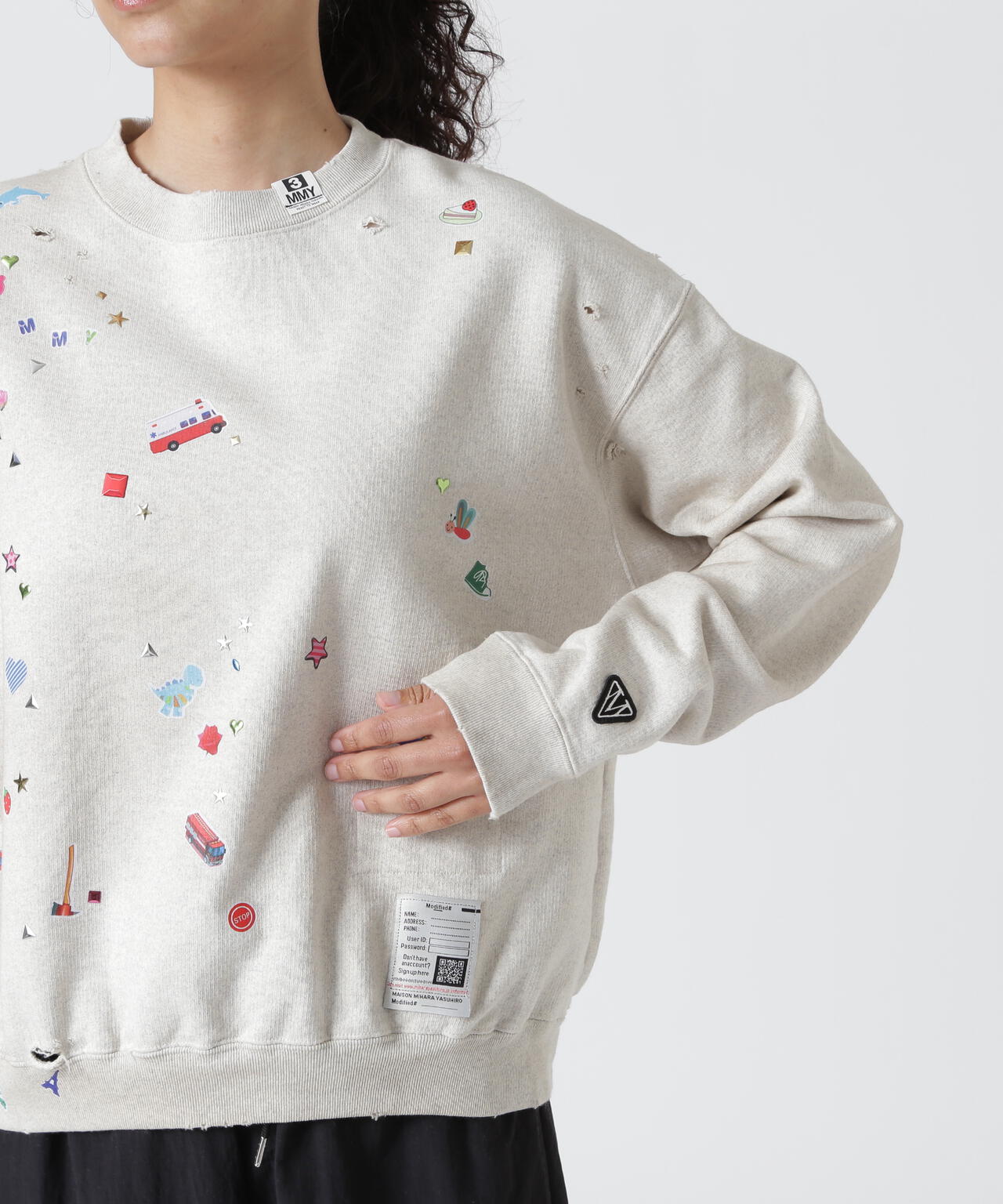 Maison MIHARAYASUHIRO/メゾン ミハラヤスヒロ/KIDS STICKER PULLOVER