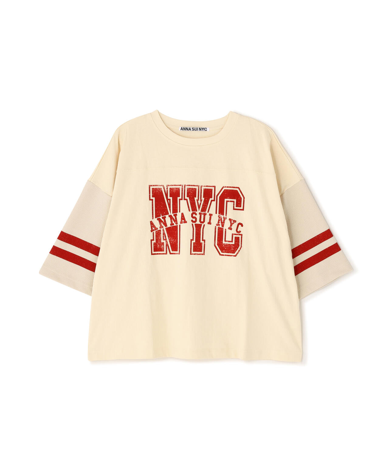 ANNA SUI NYC/アナ スイ エヌワイシー/ワッフルロングスリーブTシャツ