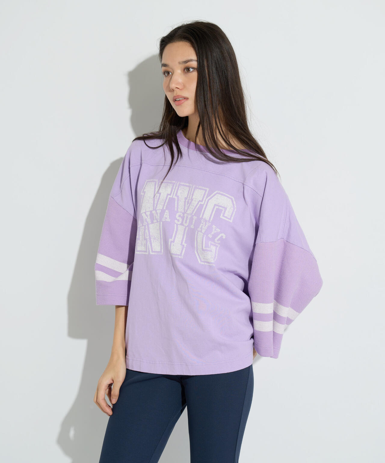 ANNA SUI NYC/アナ スイ エヌワイシー/ワッフルロングスリーブTシャツ