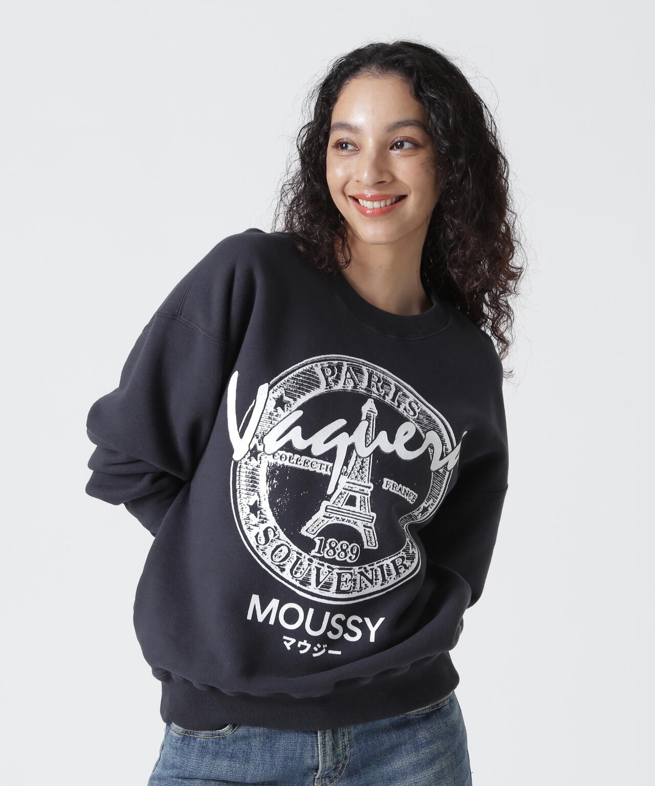 VAQUERA×MOUSSY/ヴァケラ×マウジー/VQ OVERSIZED SWEATSHIRT