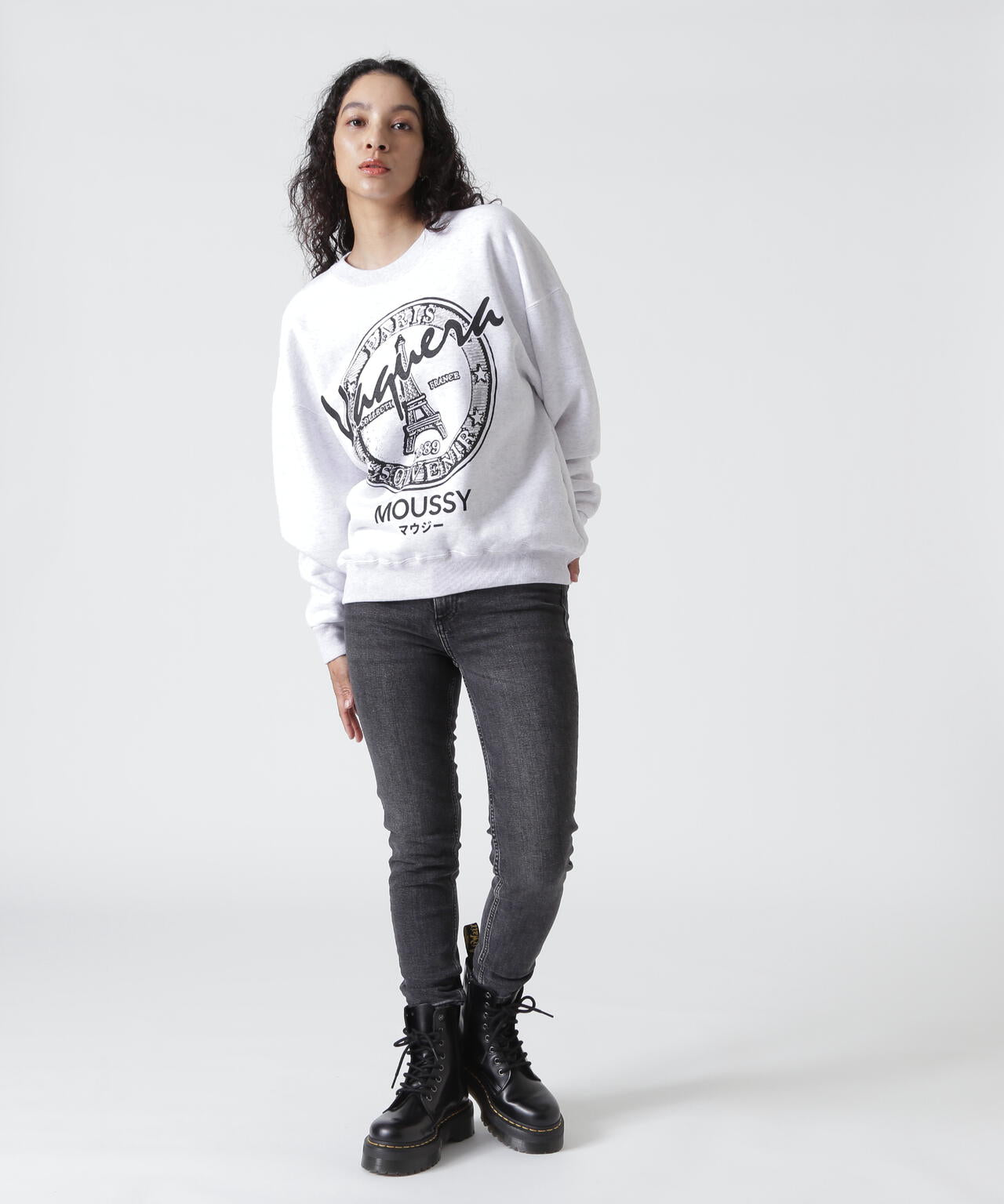 VAQUERA×MOUSSY/ヴァケラ×マウジー/VQ OVERSIZED SWEATSHIRT