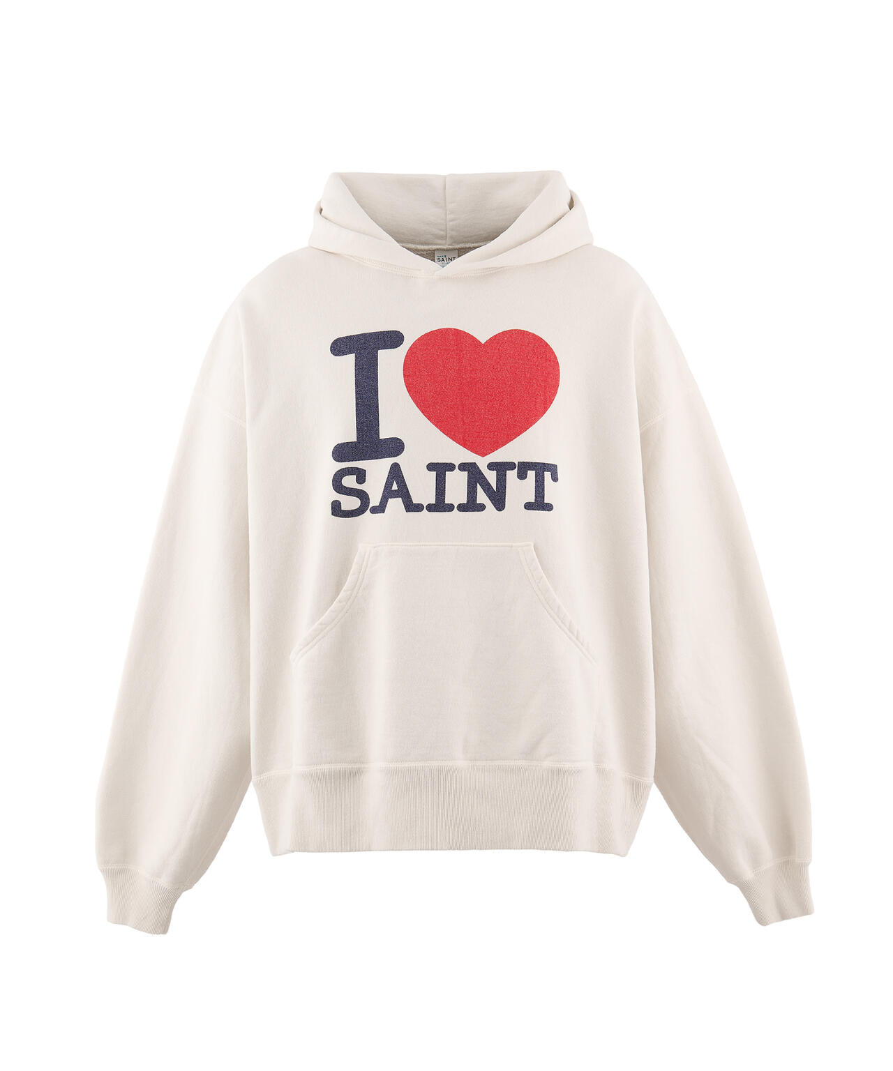 SAINT MICHAEL/セントマイケル/HOODIE/I LOVE SAINT/WHITE