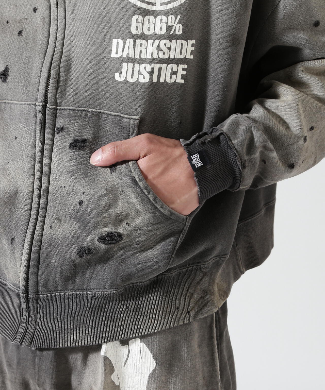 SAINT MICHAEL/セントマイケル/BH_ZIP HOODIE/SNT HUNTER/CHA