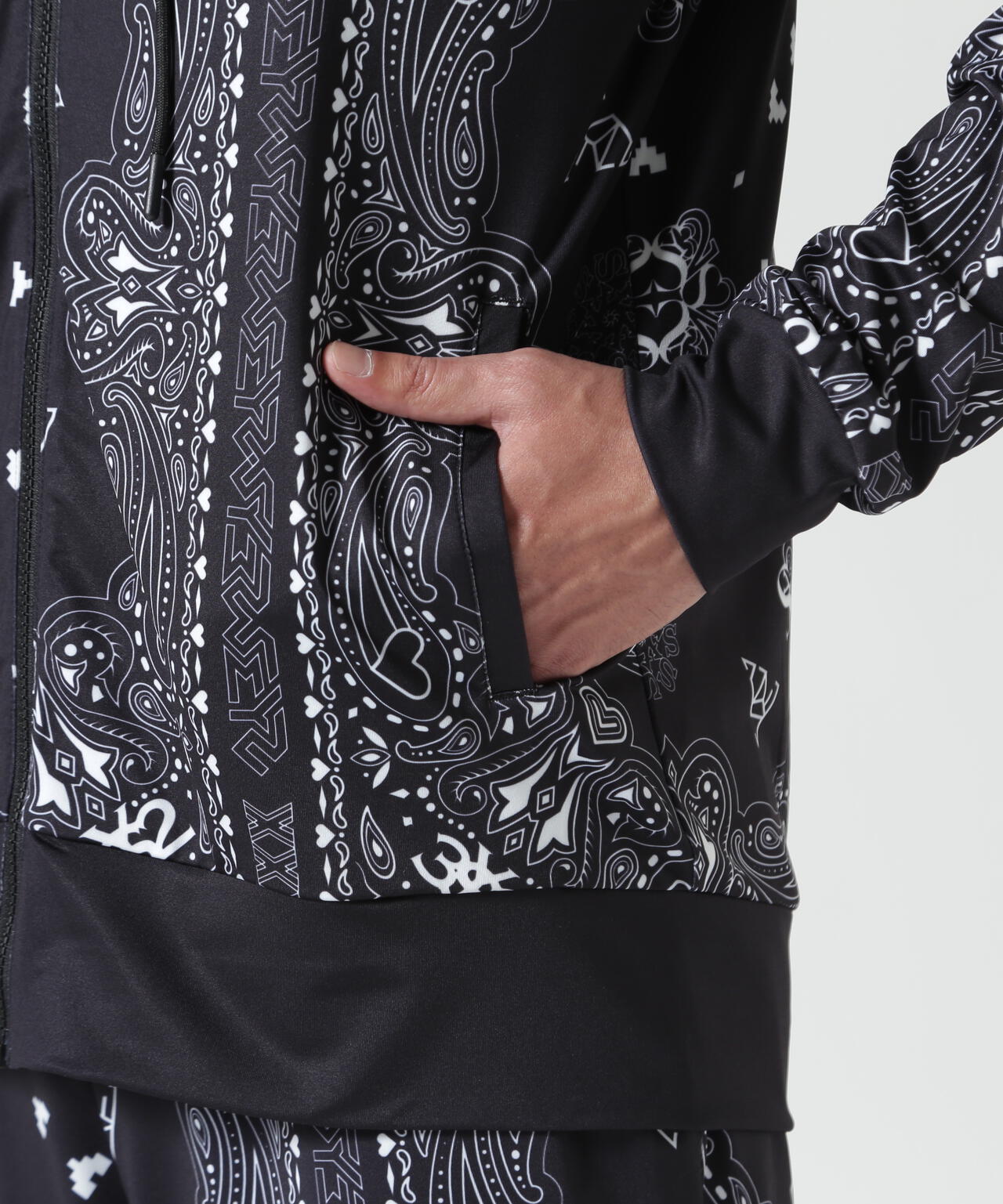 SY32 by SWEET YEARS /RASH GUARD GRAPHIC ZIP HD | ROYAL FLASH