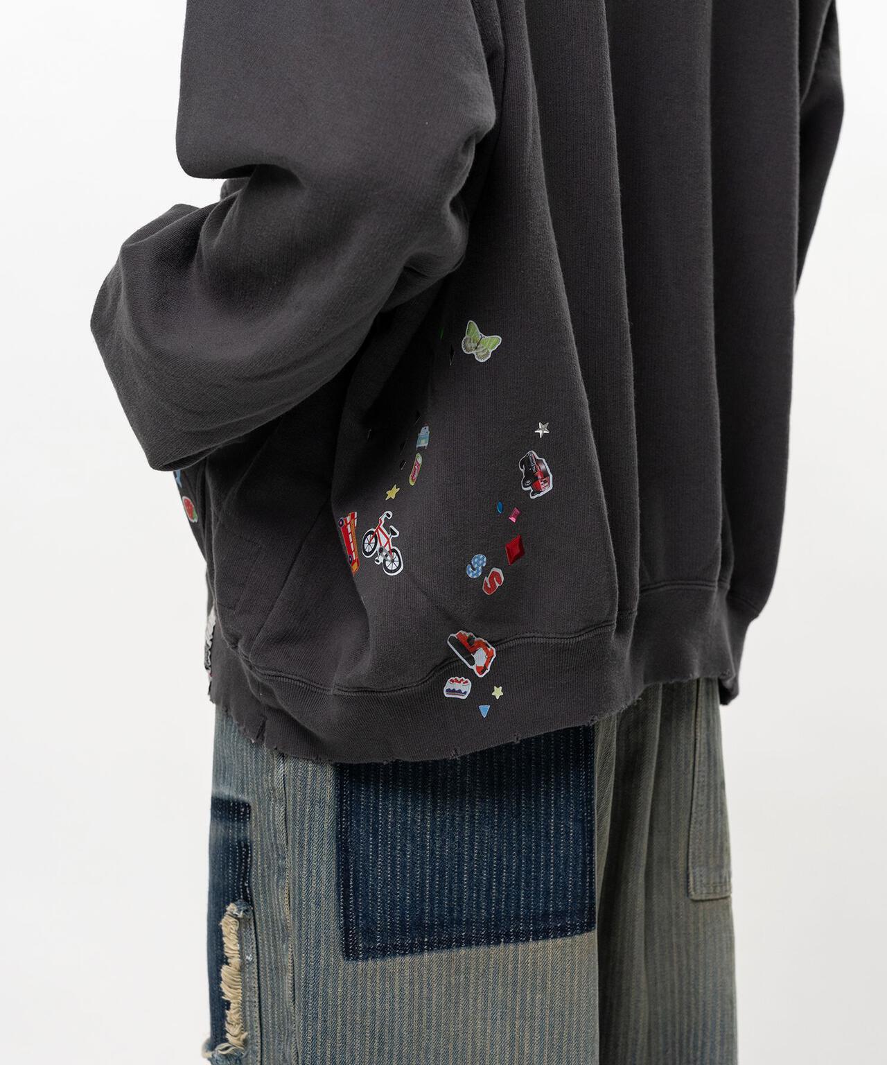 Maison MIHARA YASUHIRO/メゾン ミハラヤスヒロ/KIDS STICKER HOODIE