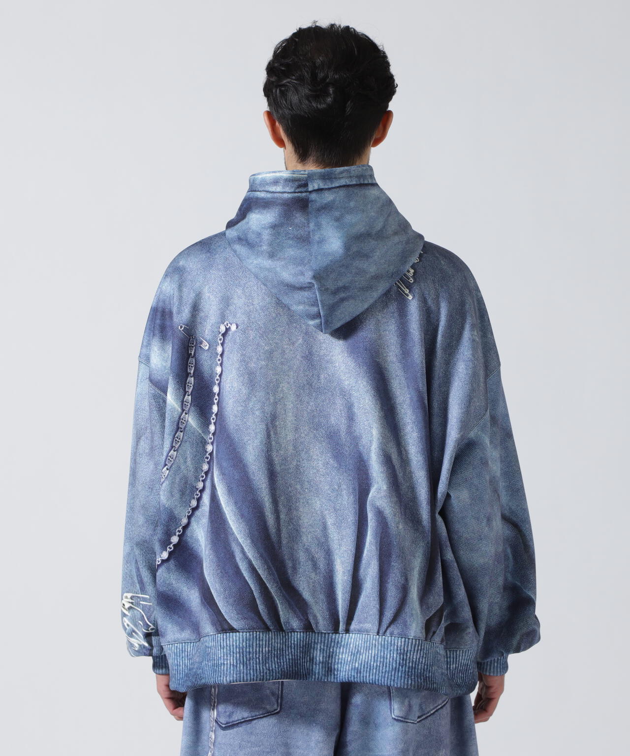 TALKING ABOUT THE ABSTRACTION/EX SWEAT ACC PARKA | ROYAL FLASH