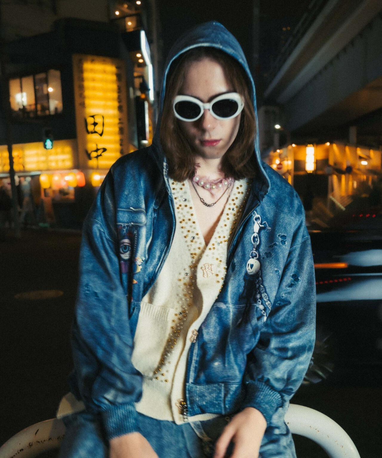 TALKING ABOUT THE ABSTRACTION/EX SWEAT ACC PARKA | ROYAL FLASH